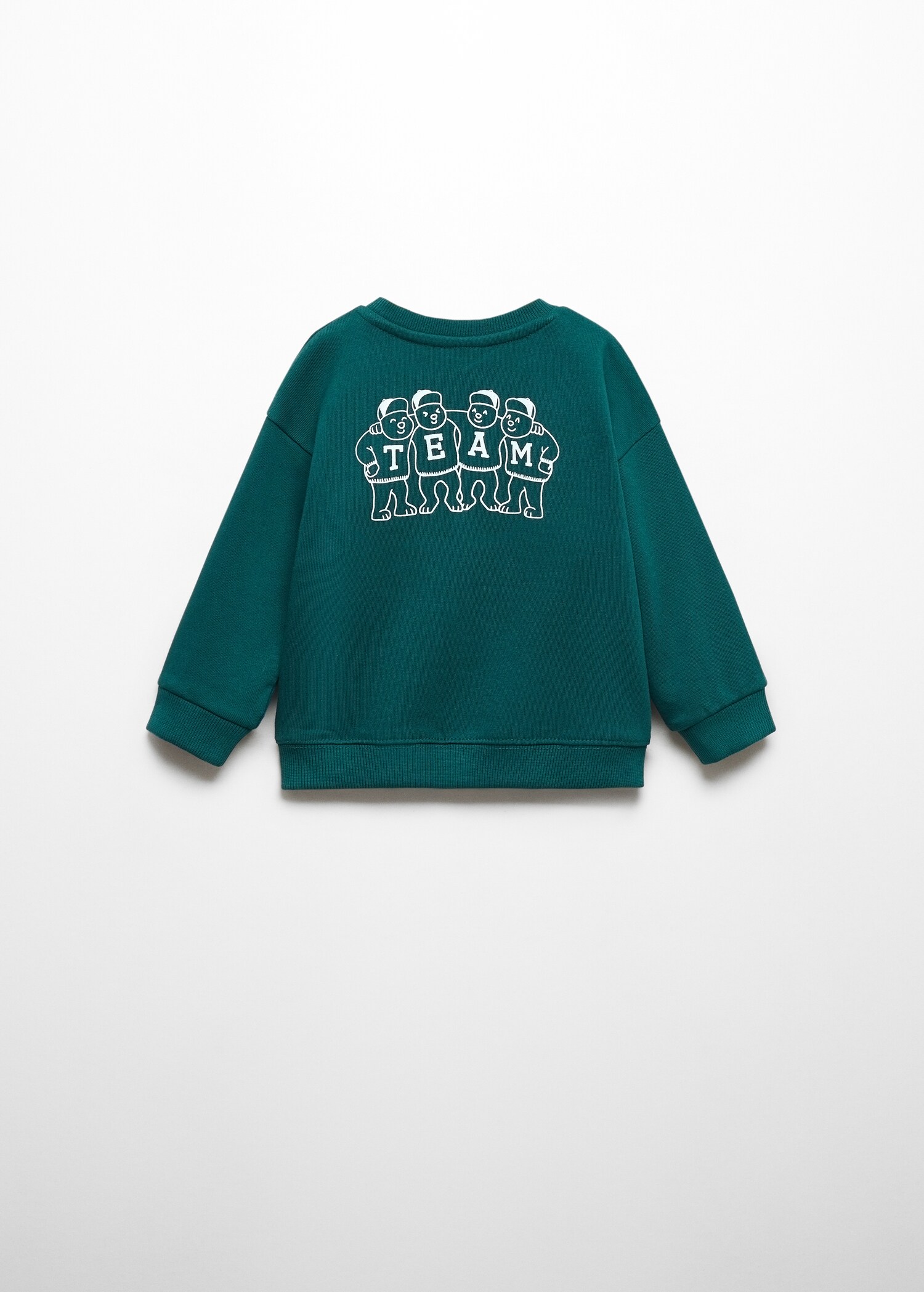 Sudadera algodón estampada - Reverso del artículo
