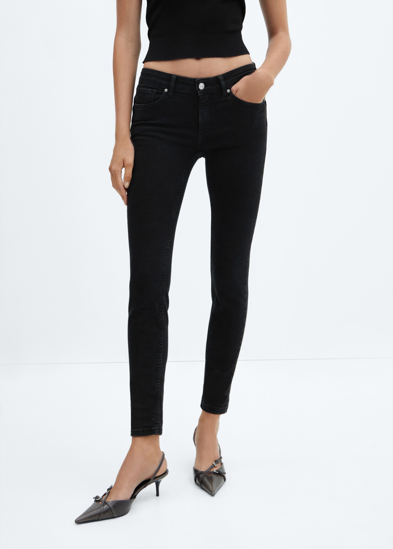 Jeans skinny push-up - Piano medio