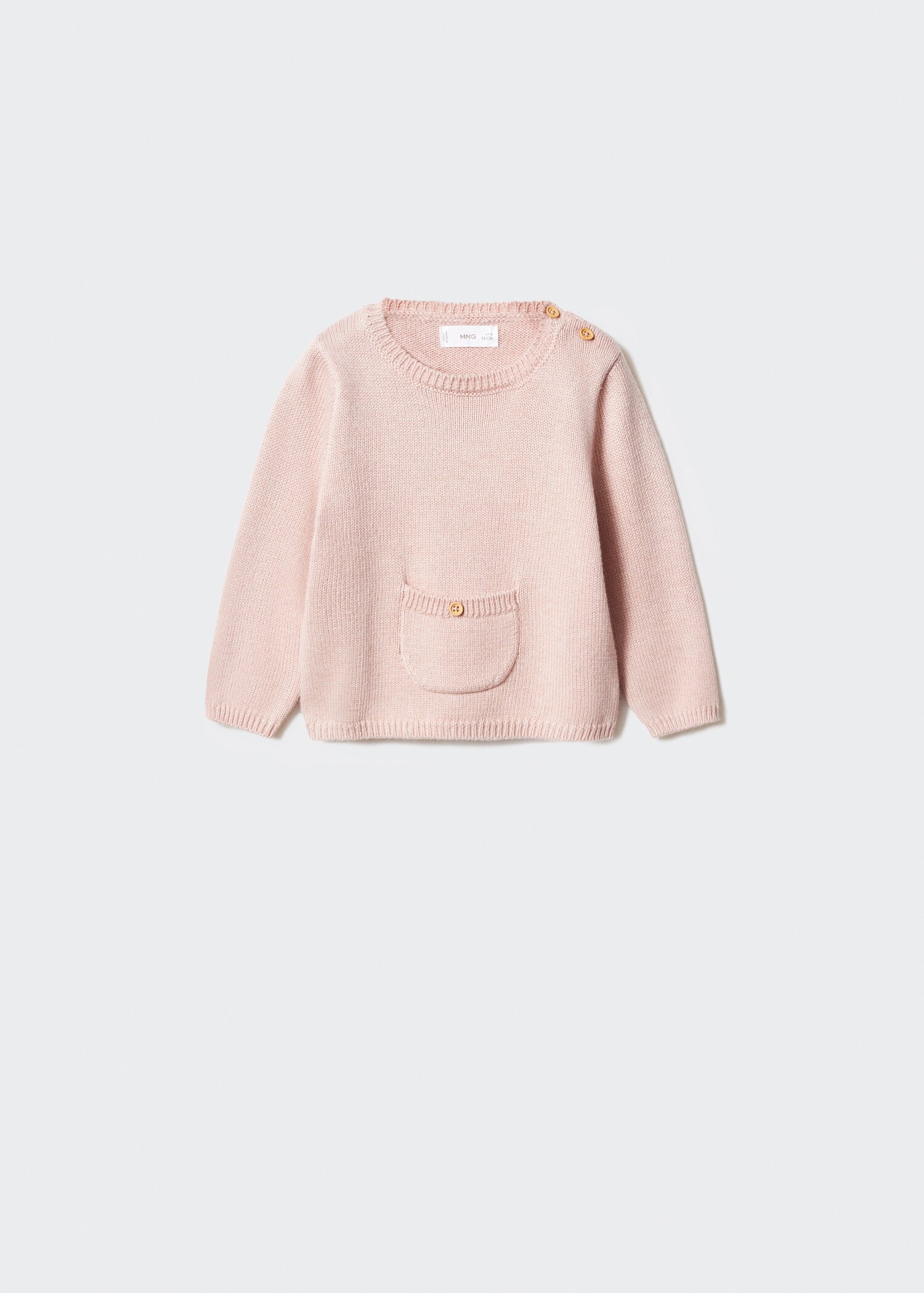 Knit cotton sweater - Article without model