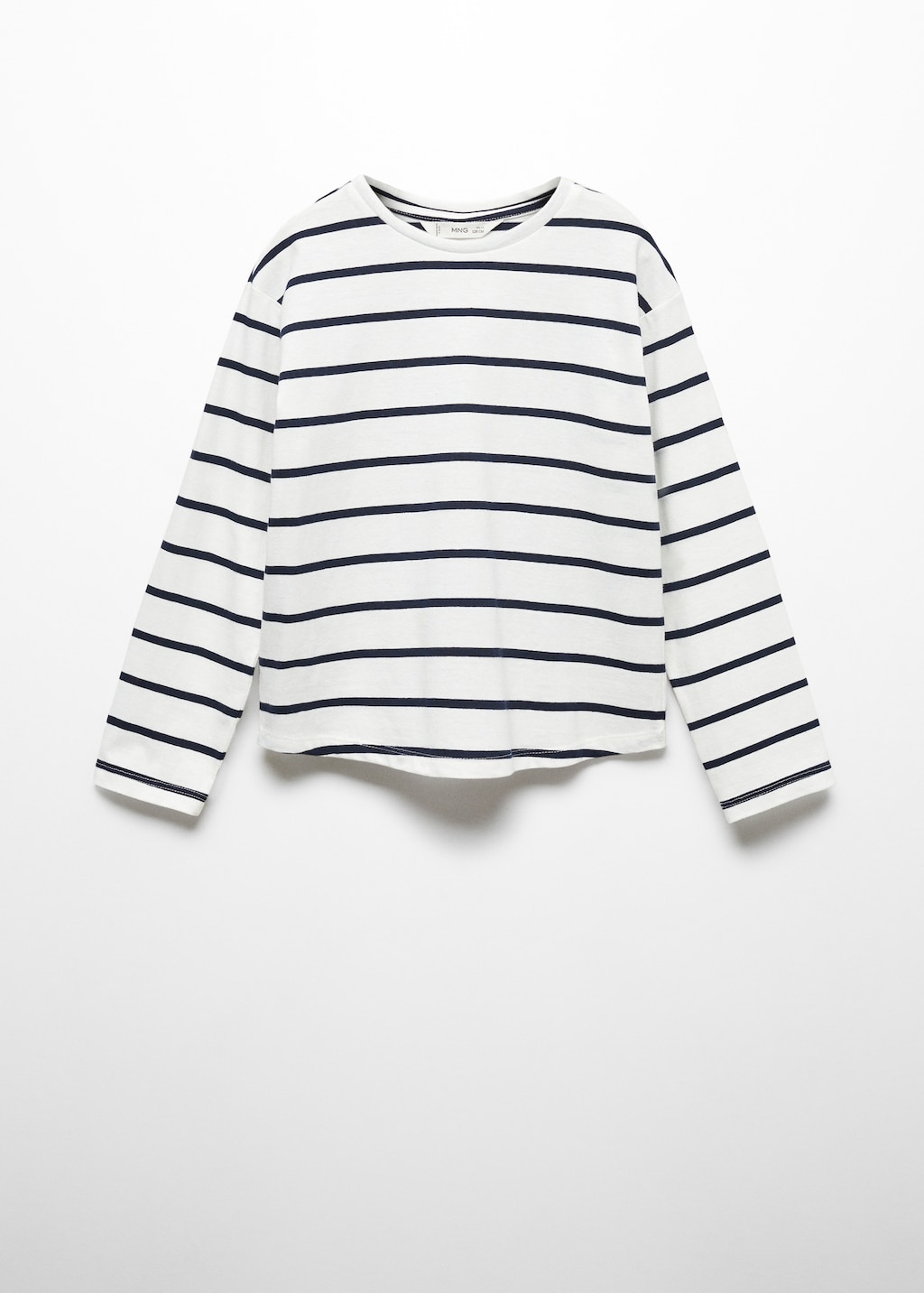Long sleeve striped shirt under t shirt discount