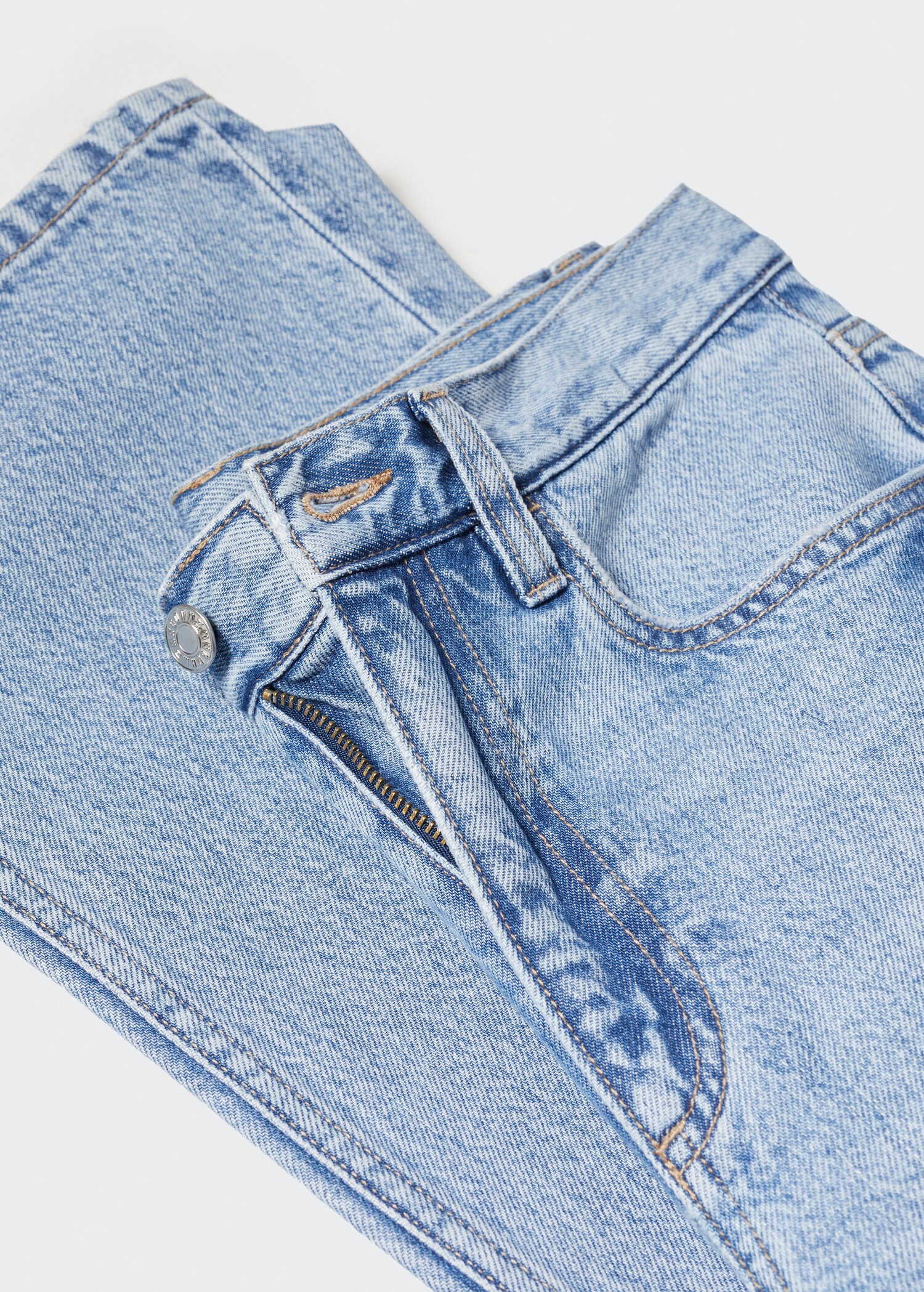 Mid-rise straight jeans - Details of the article 8