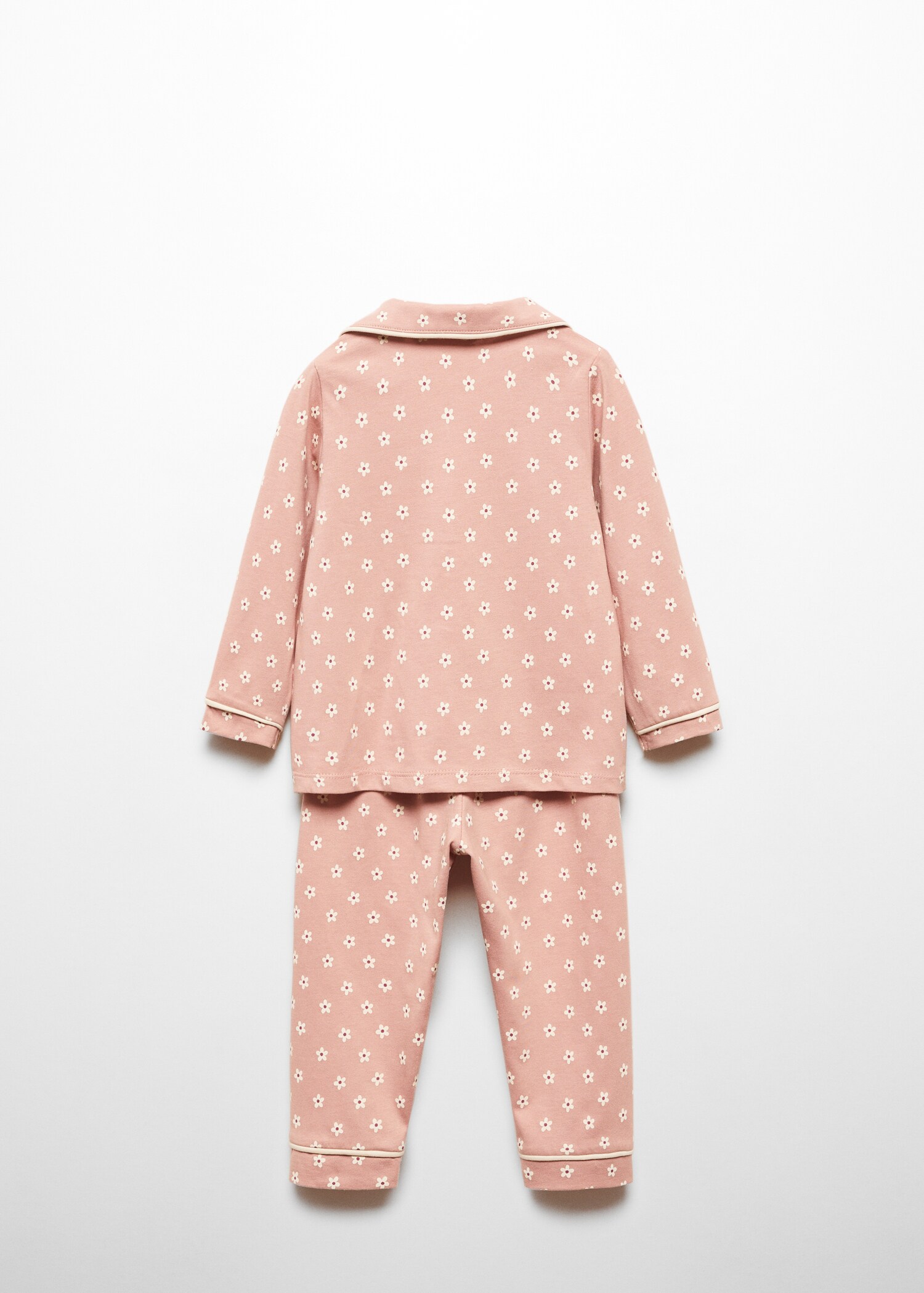 Pijama flores algodón - Reverso del artículo
