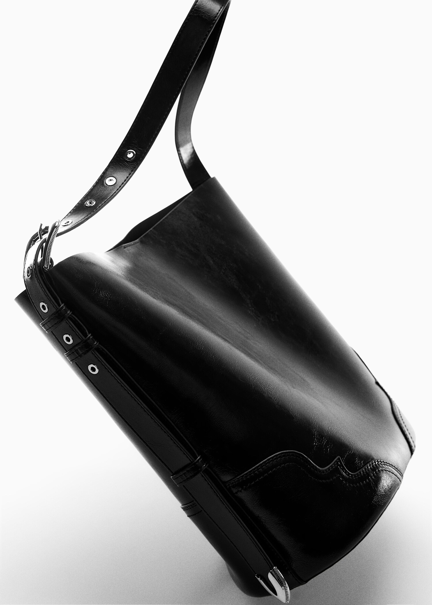 Τσάντα shopper με ραφές - Λεπτομέρεια του προϊόντος 5