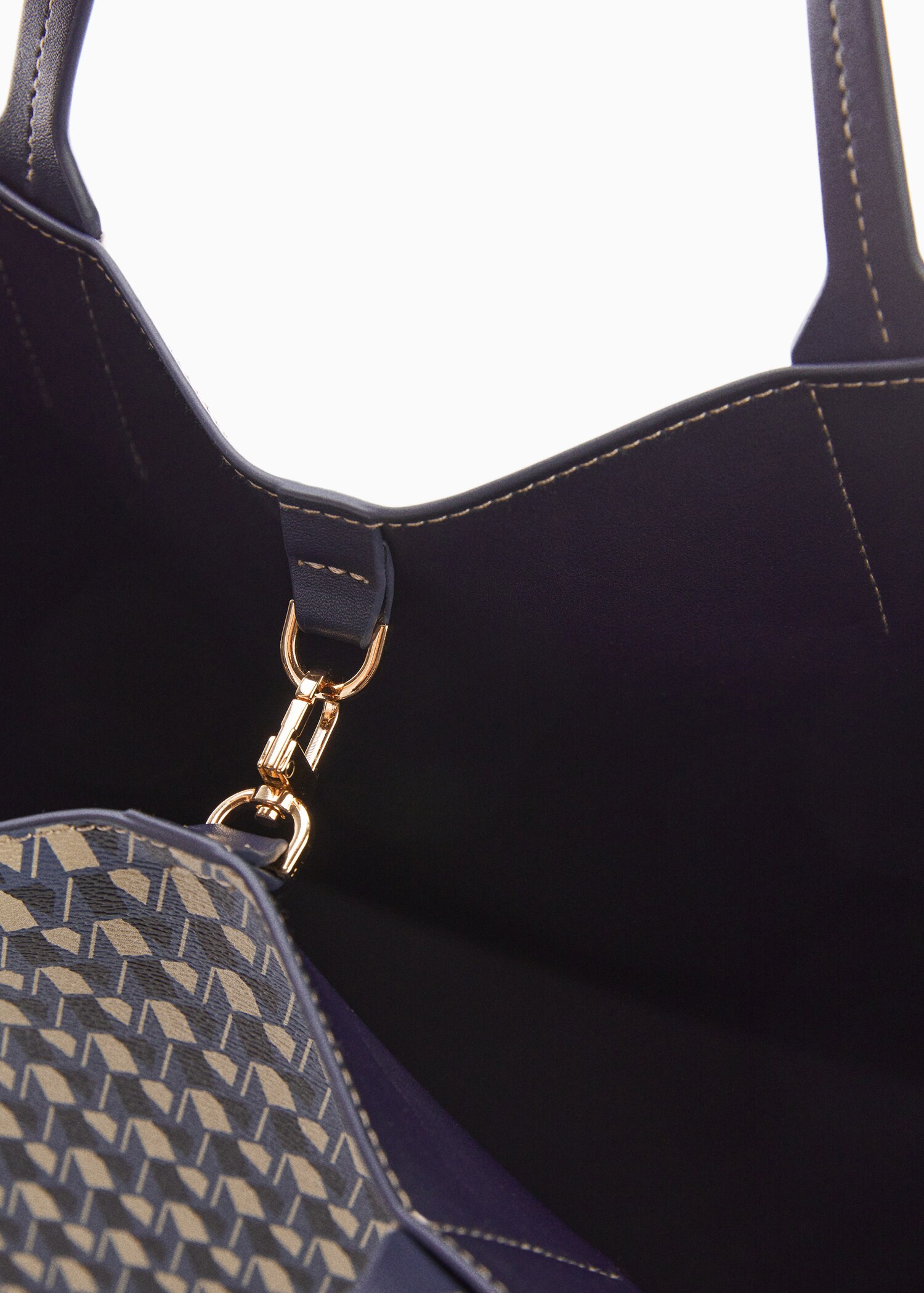 Bolso shopper estampado logo - Detalle del artículo 2