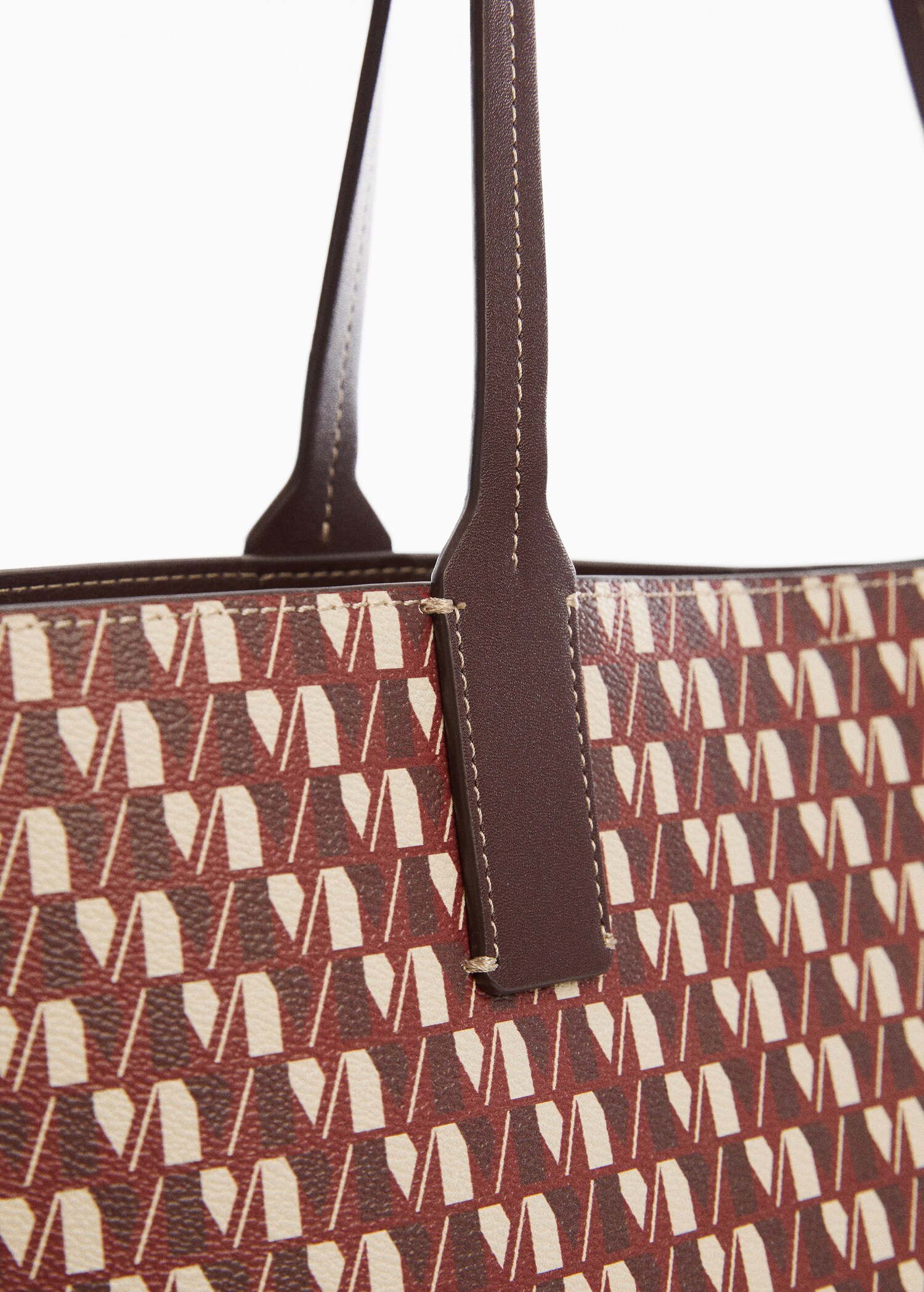 Bolso shopper estampado logo - Detalle del artículo 1