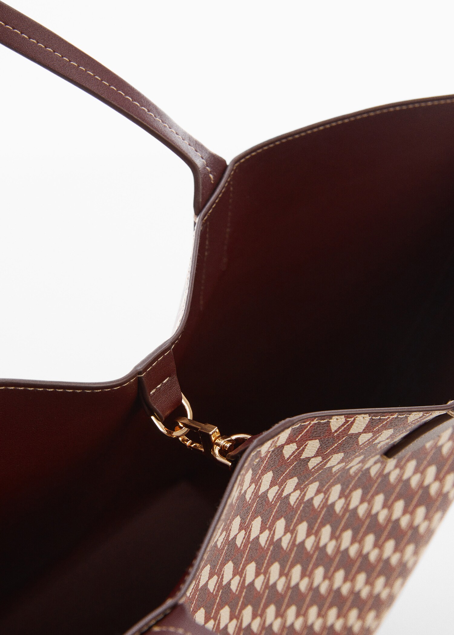 Bolso shopper estampado logo - Detalle del artículo 2