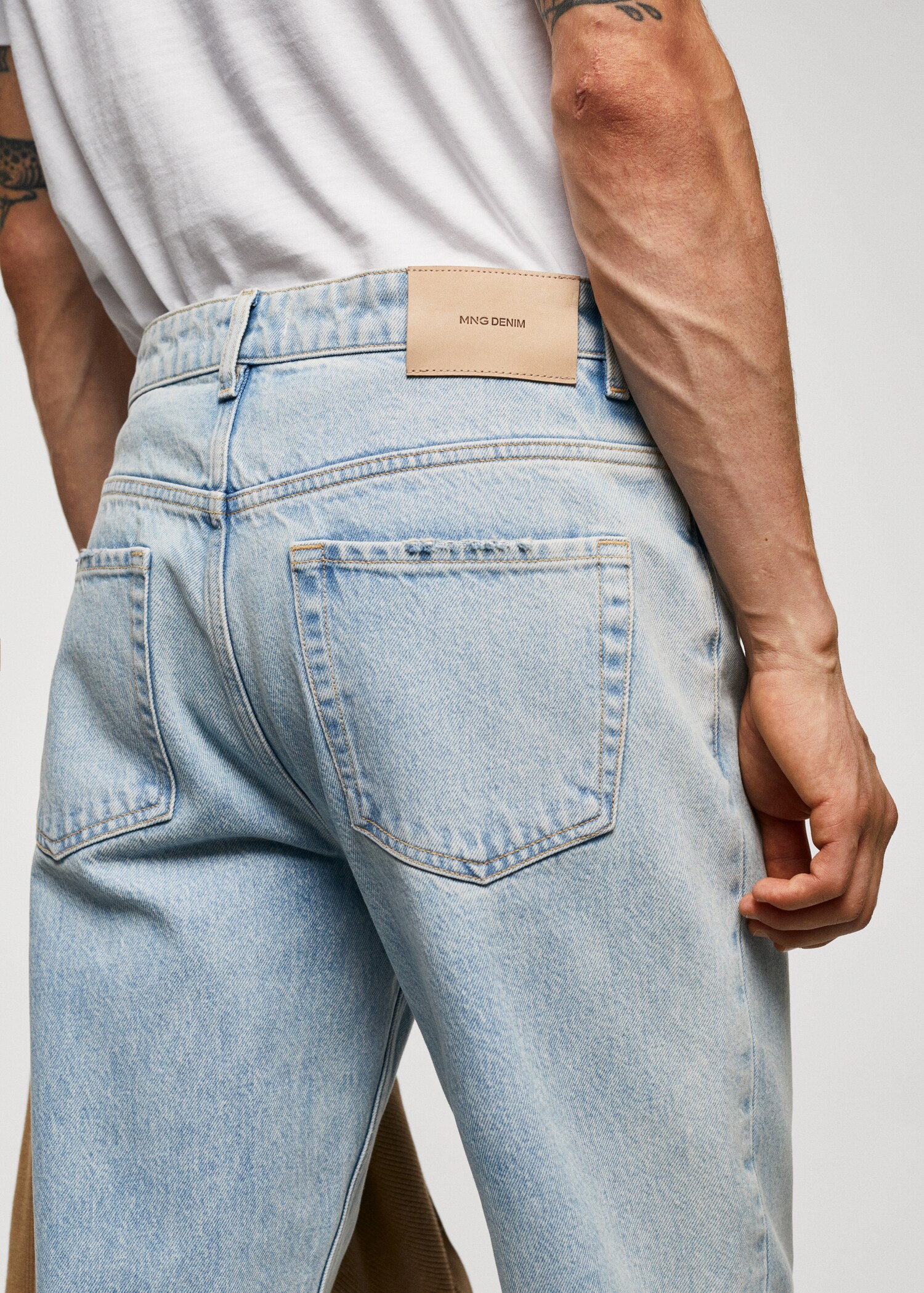 Jeans tapered loose cropped - Detalle del artículo 4