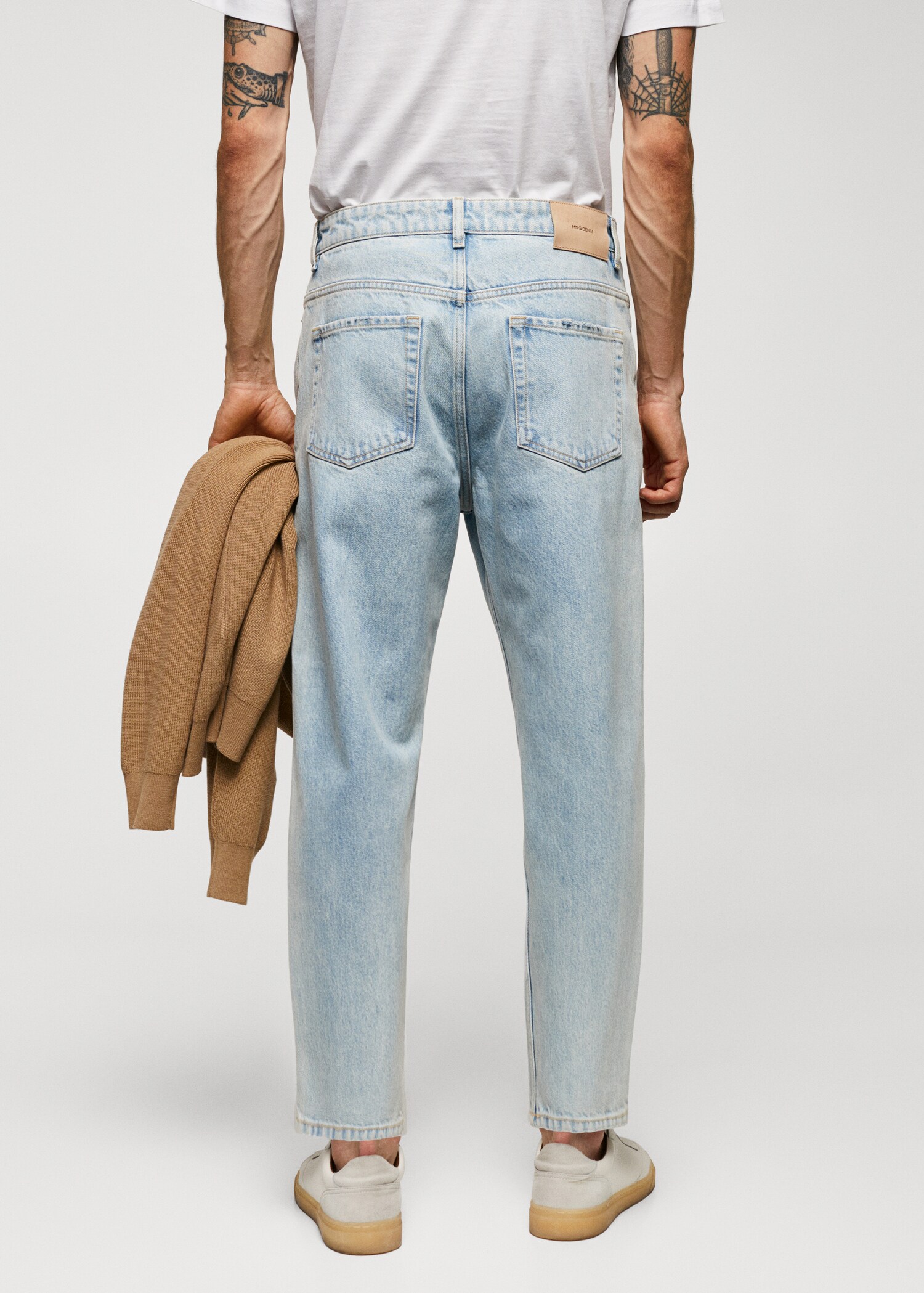 Jeans tapered loose cropped - Reverso del artículo