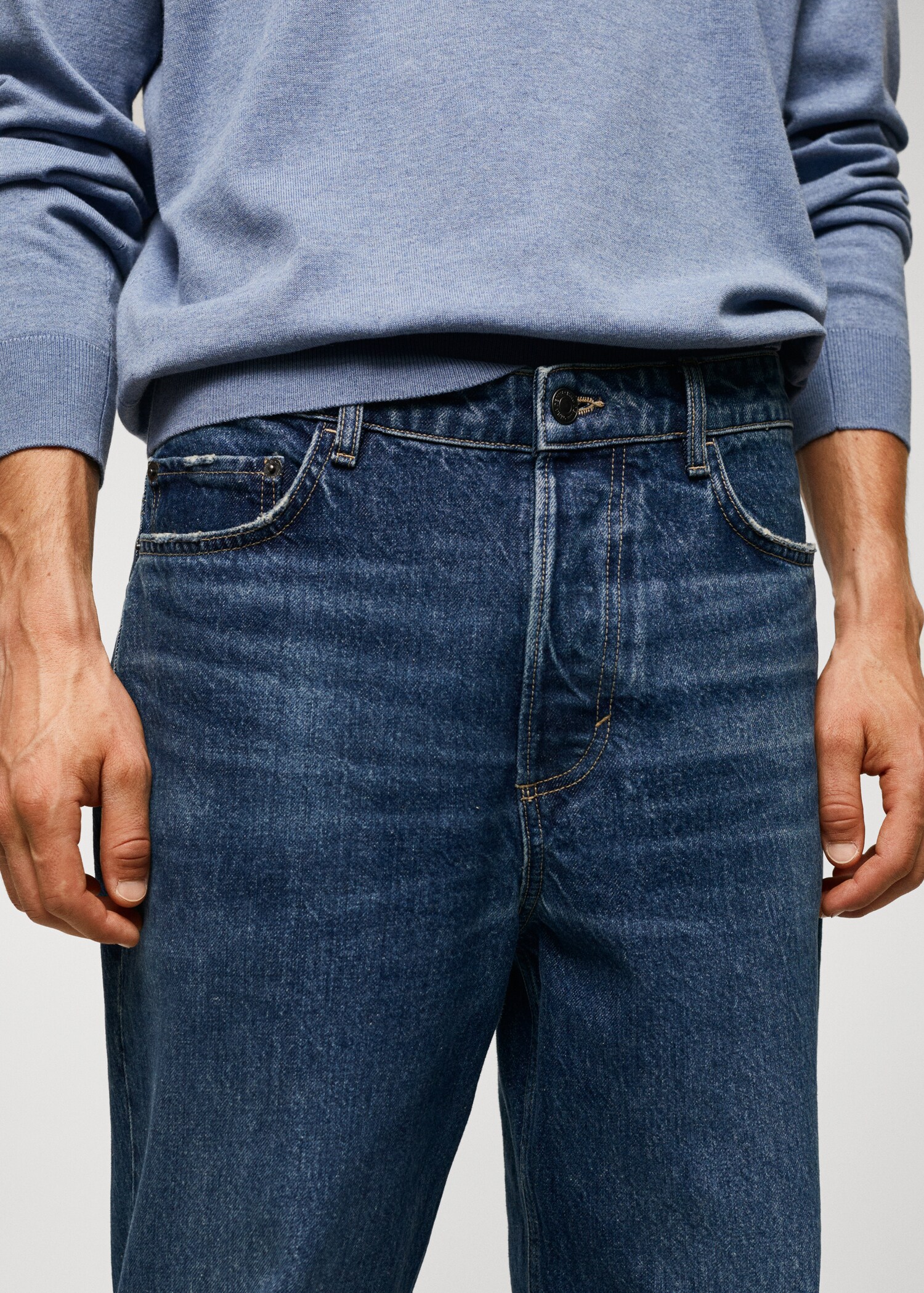 Jeans tapered loose cropped - Detalle del artículo 1