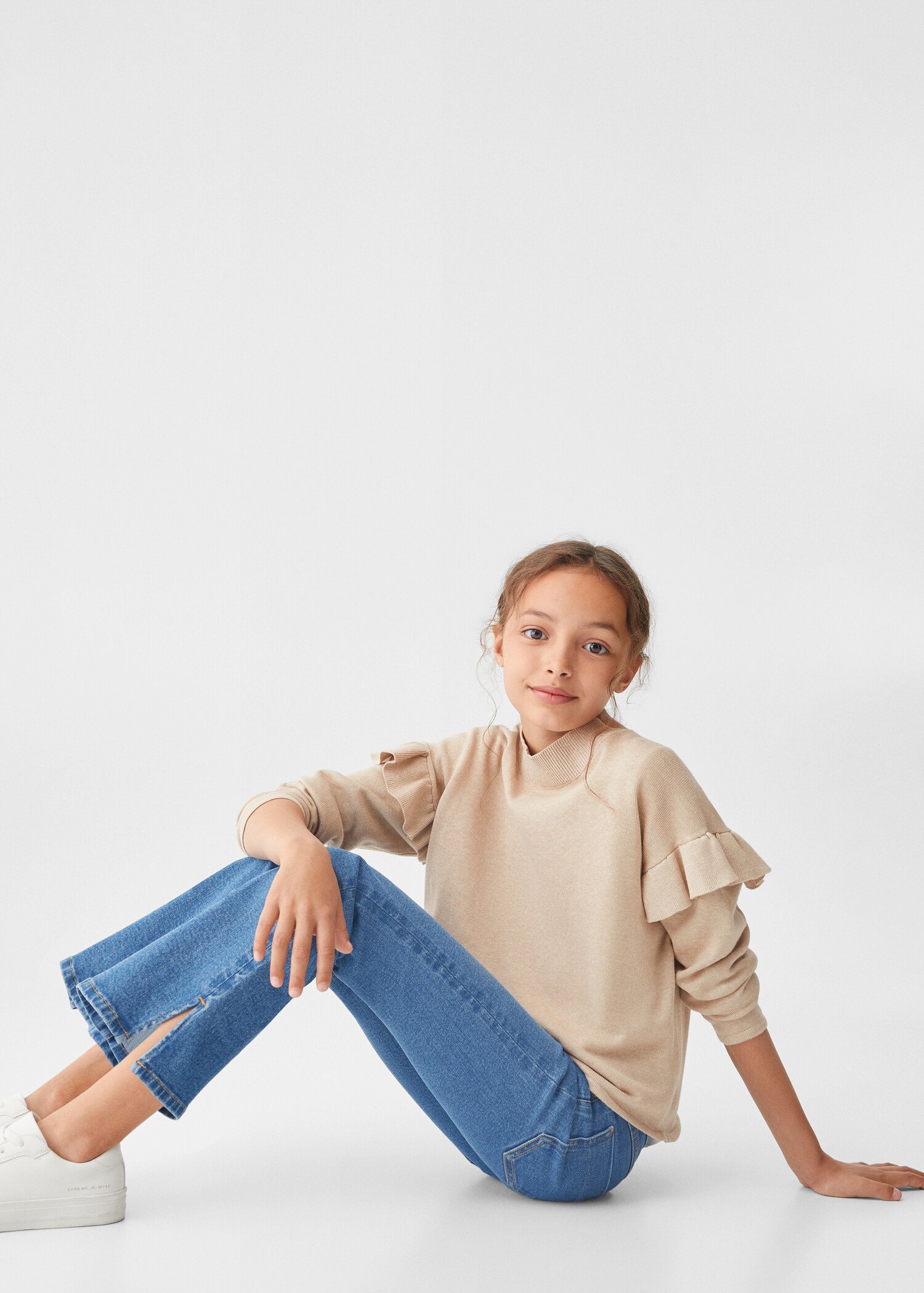 Ruffled detail sweater - Details of the article 2