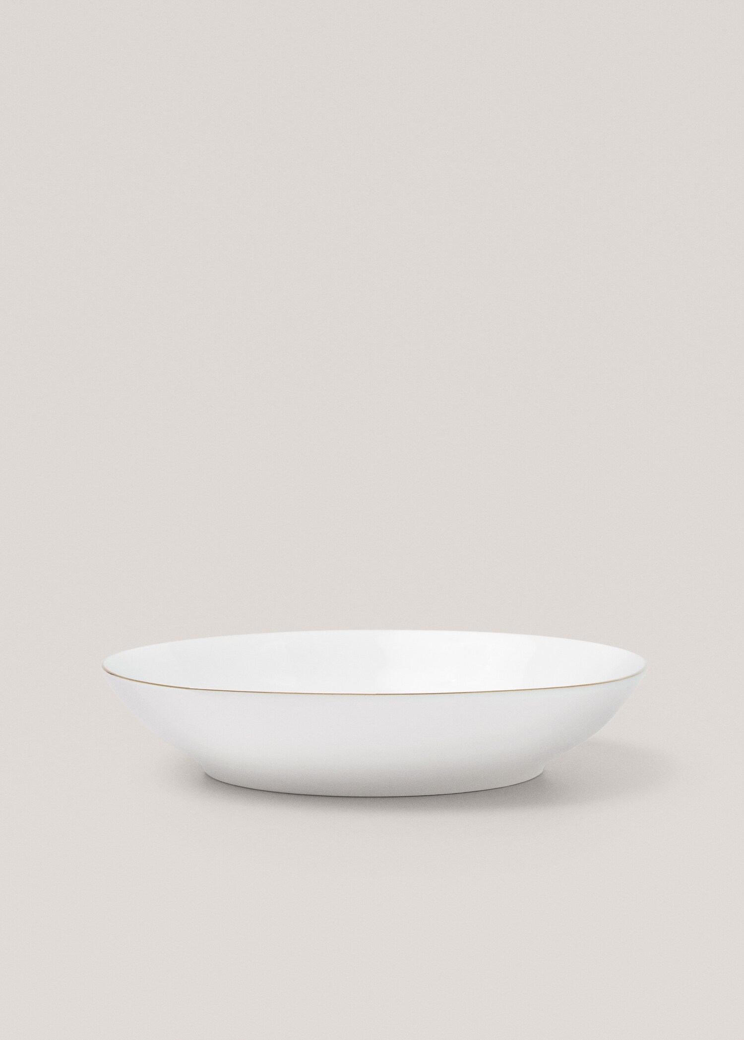 Suppenteller aus Bone China mit Rand - Detail des Artikels 1