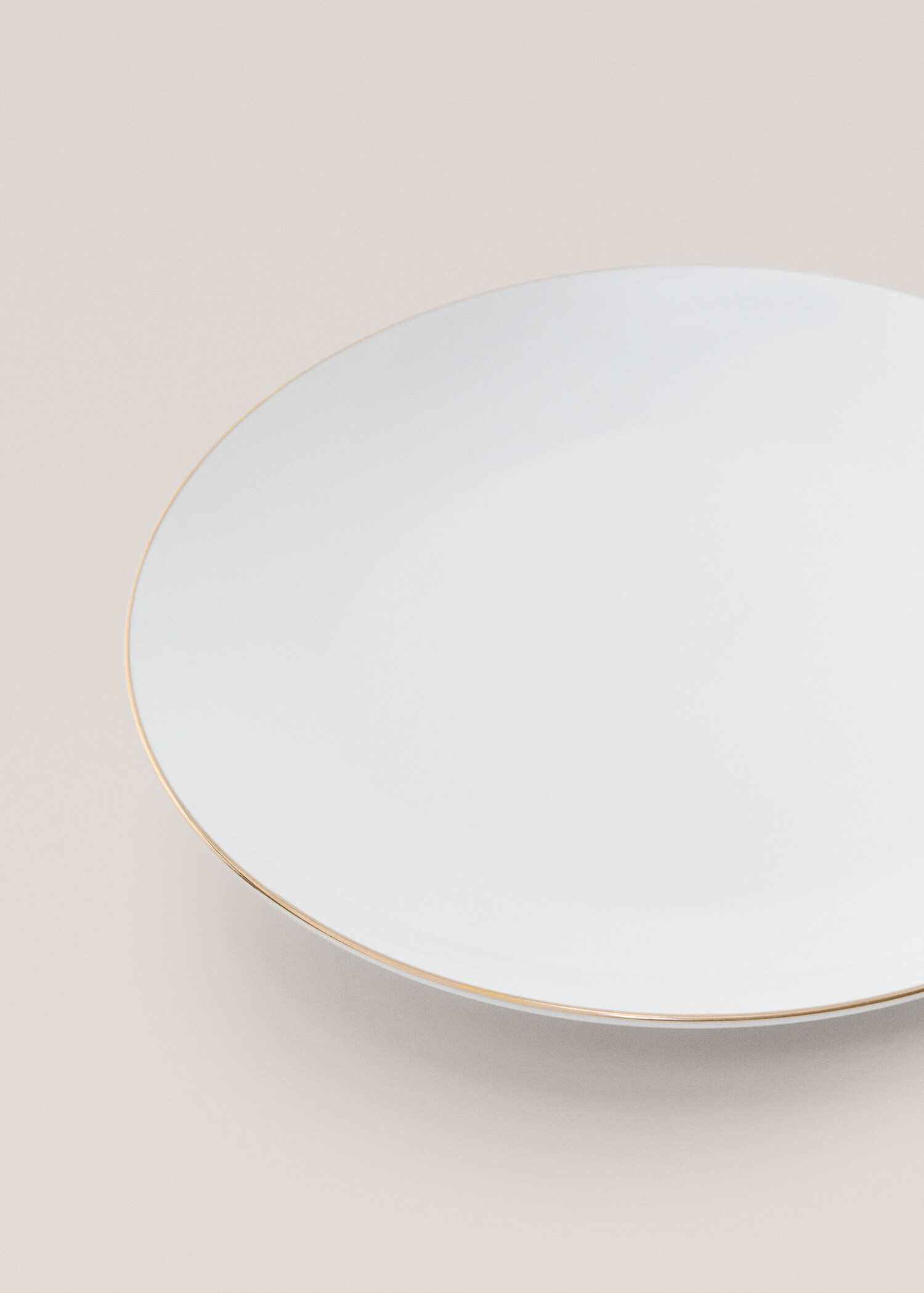 Suppenteller aus Bone China mit Rand - Detail des Artikels 2