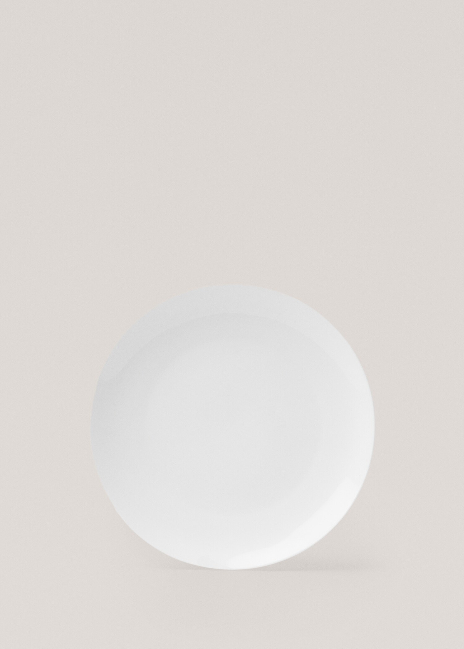 Flacher Teller aus Bone-China-Porzellan - Artikel ohne Model