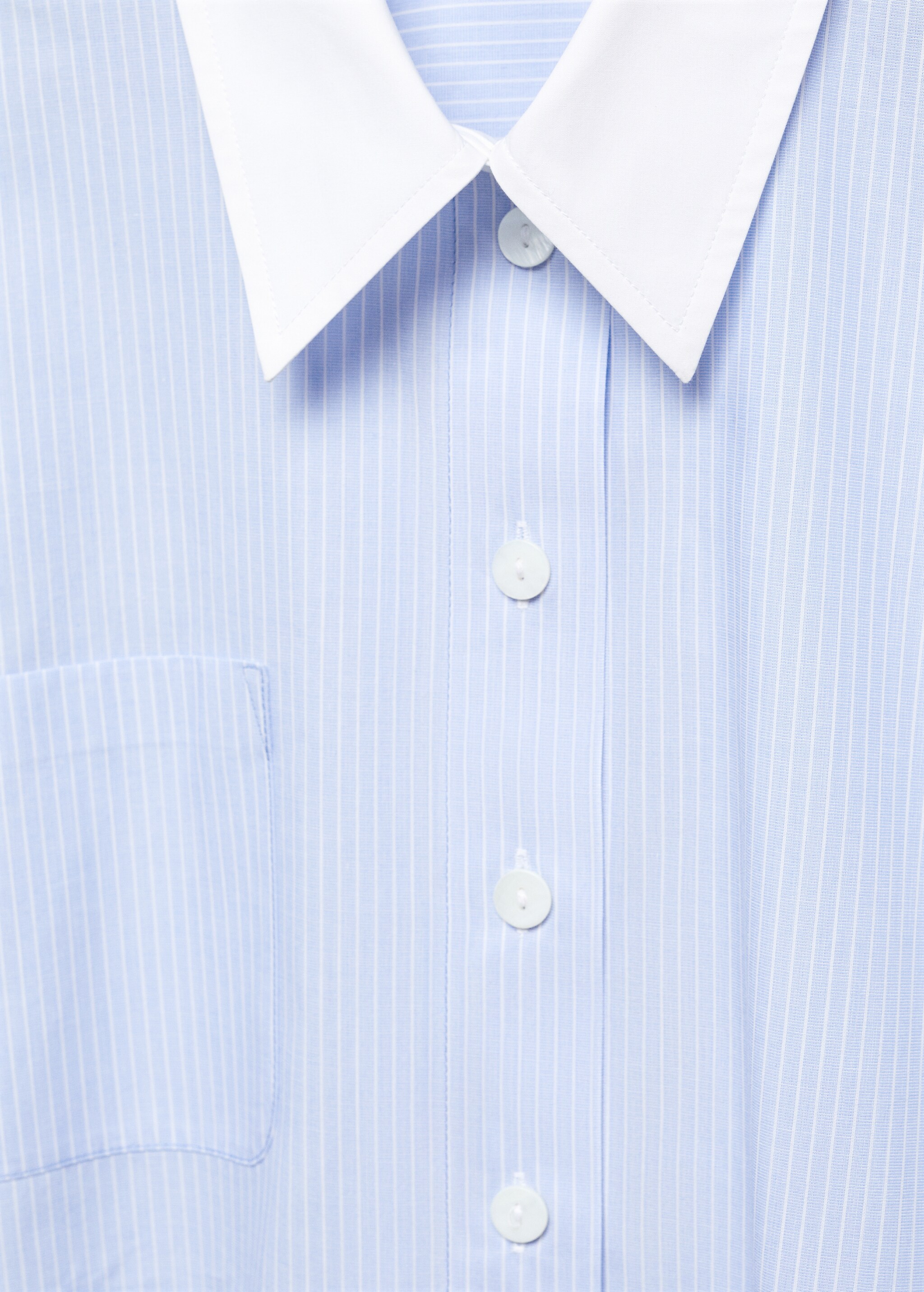 Camisa crop rayas - Details of the article 8