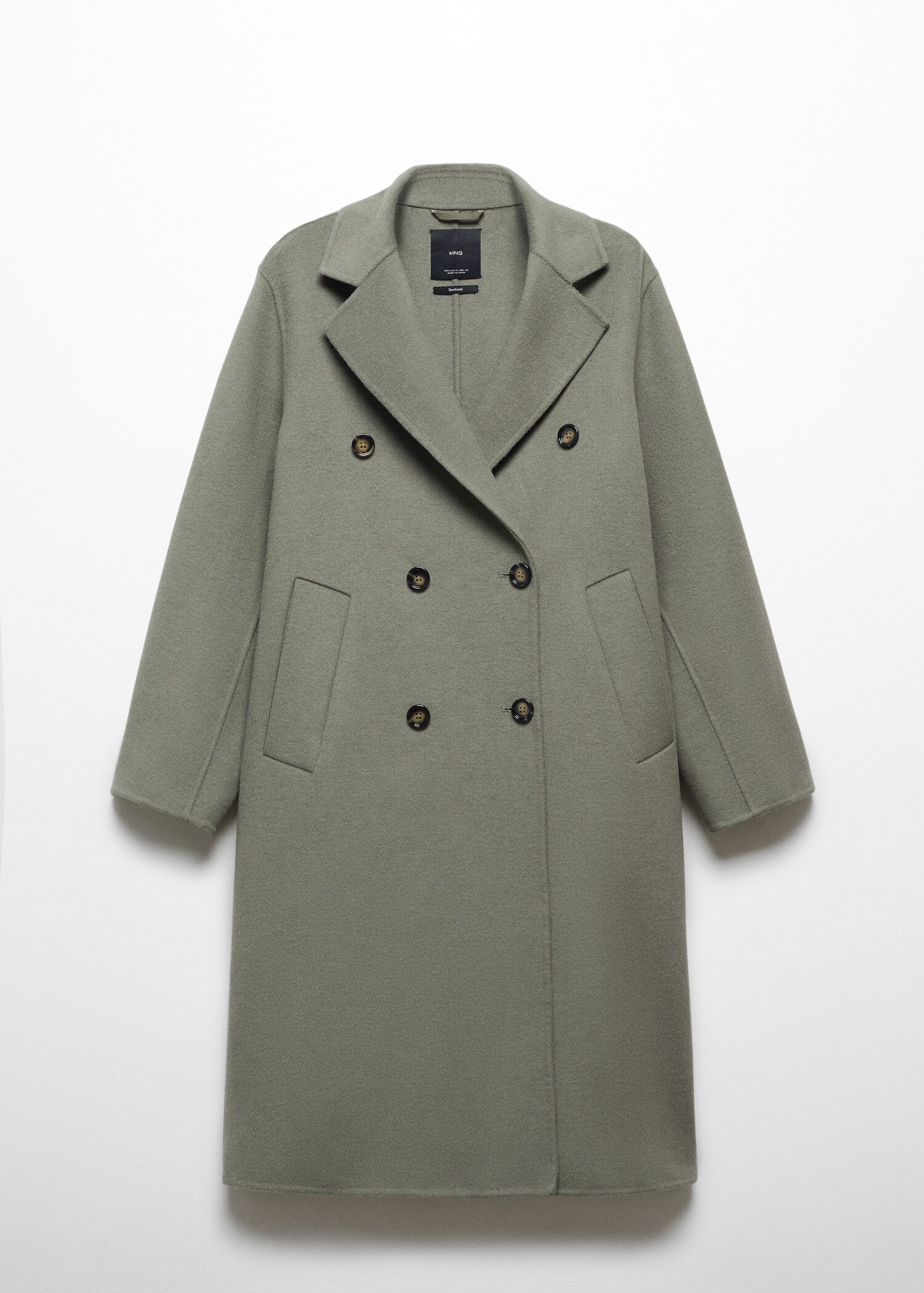 Handmade oversized wool coat - Article without model