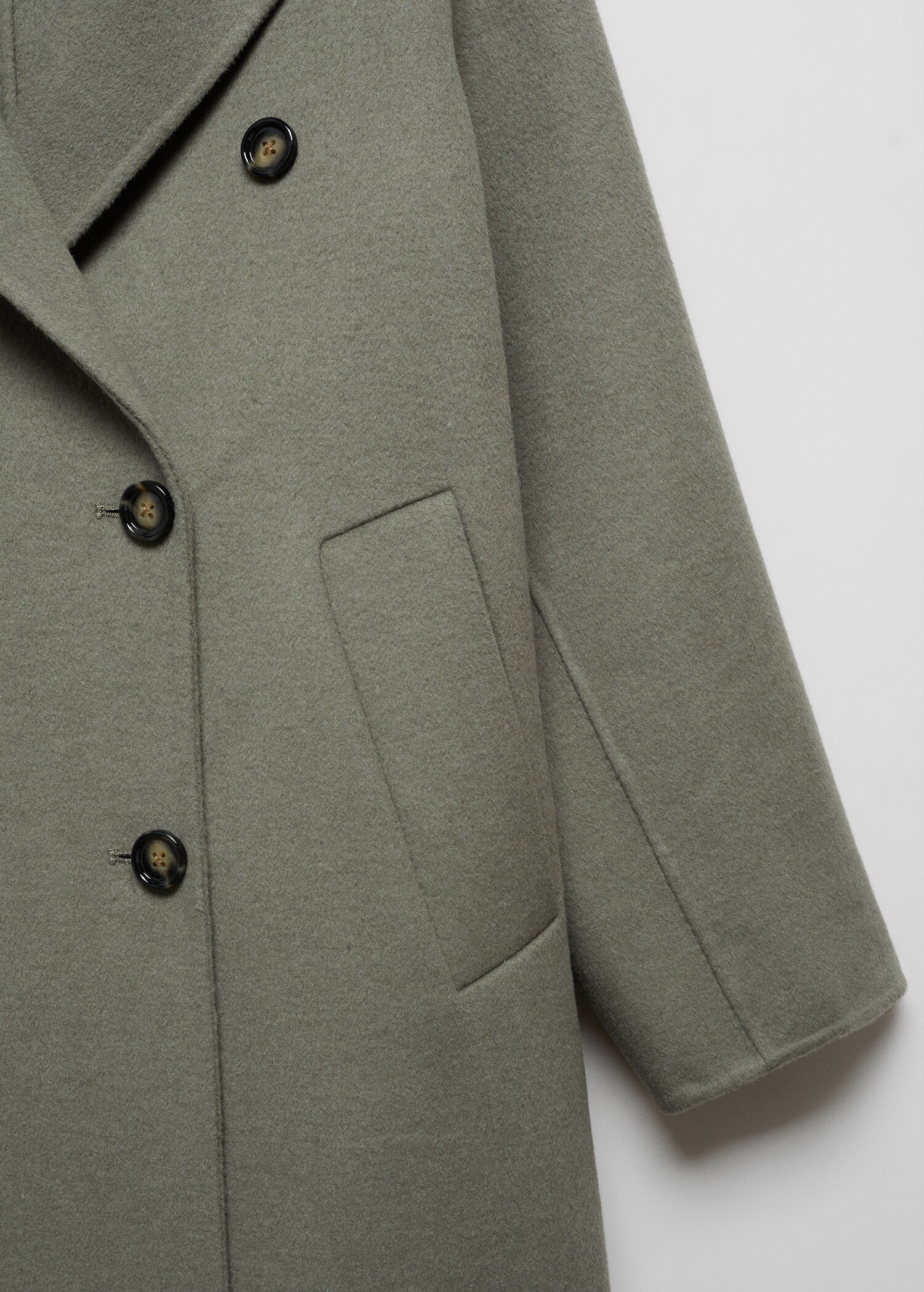 Handmade oversized wool coat - Details of the article 8