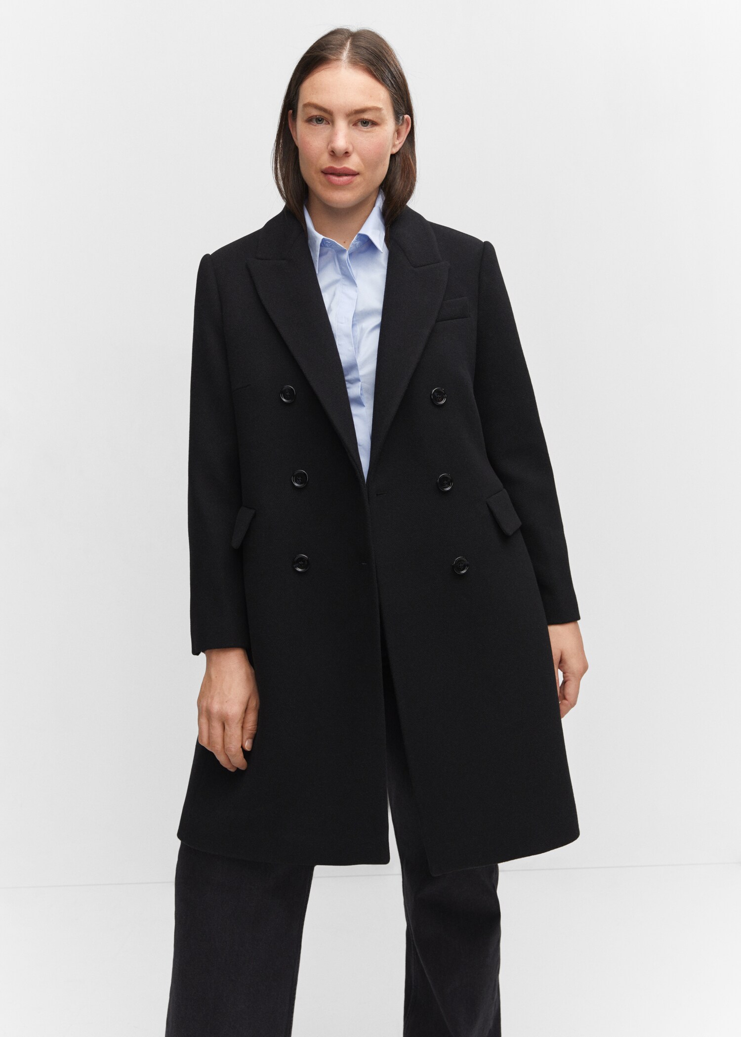 Wool double-breasted coat - Detalji artikla 5