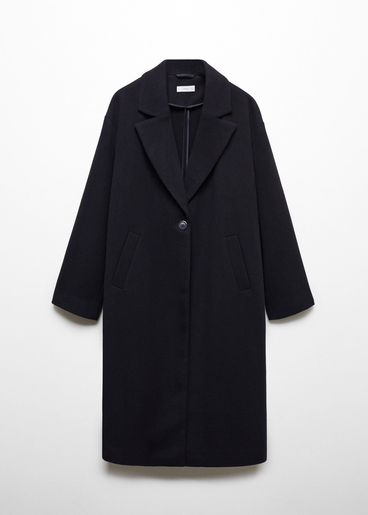 Lapelled straight-cut coat - Article without model