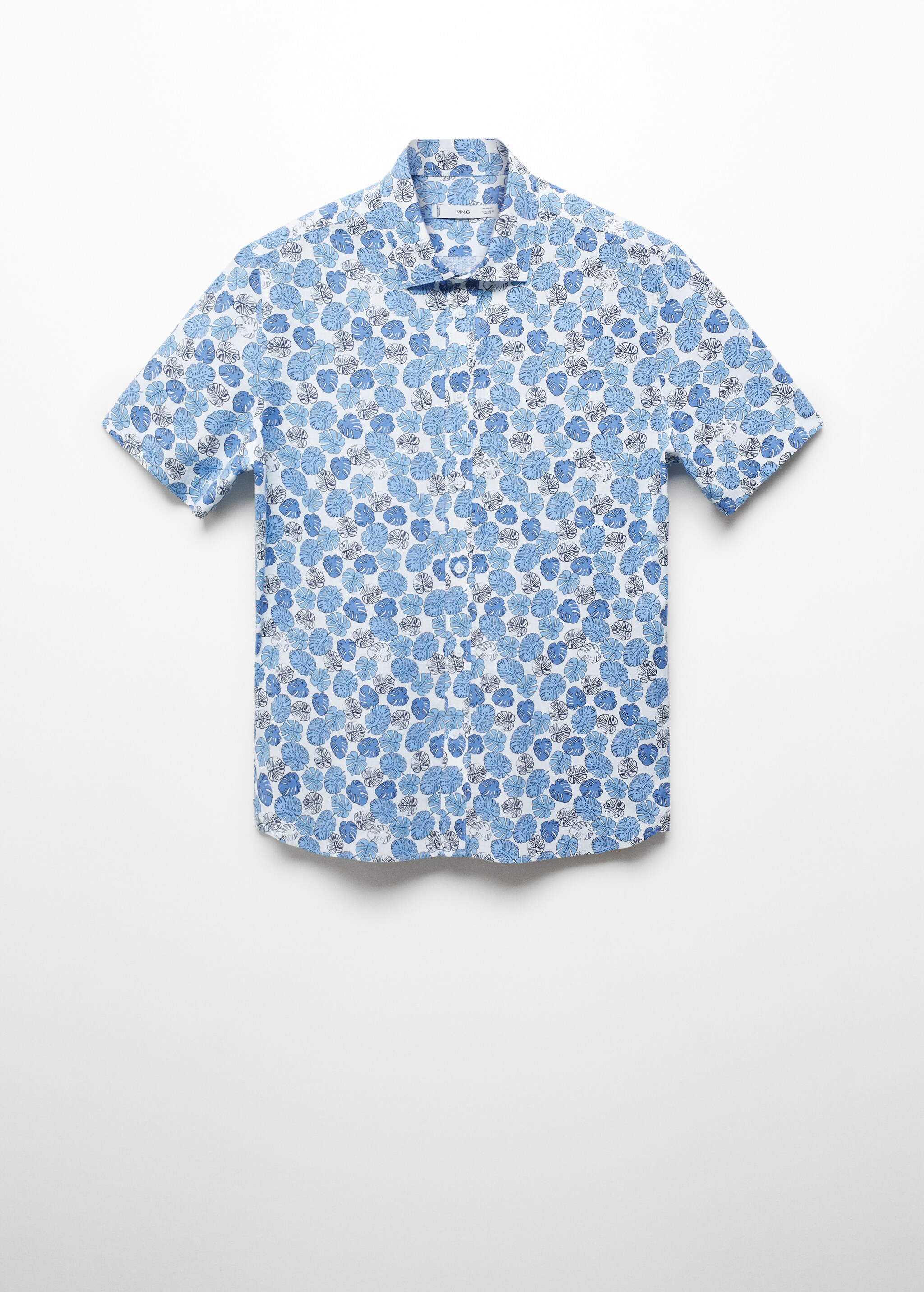 100% cotton short-sleeved printed shirt - Article without model