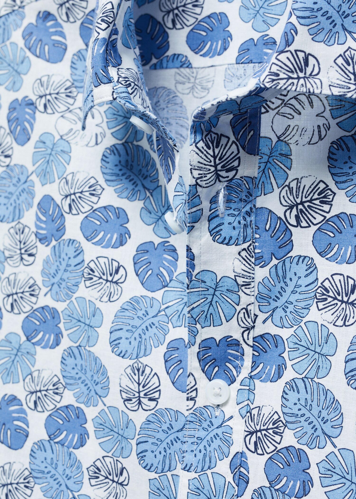 Chemise coton lin imprimée - Détail de l'article 8