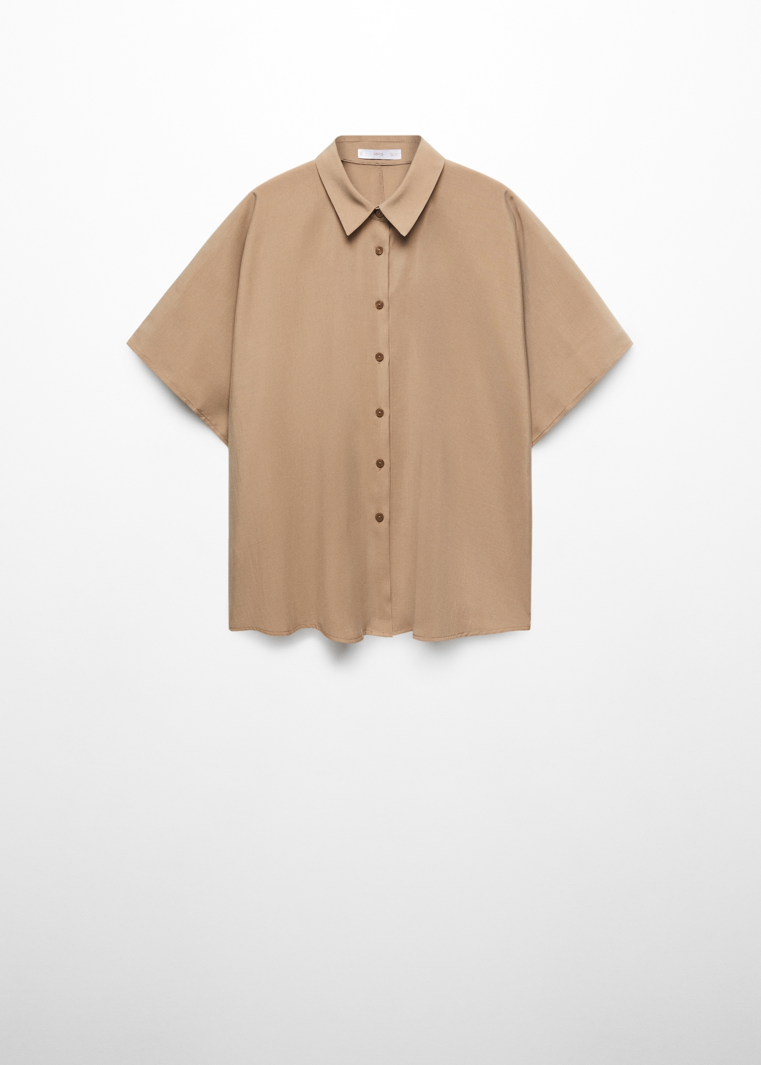 Oversize modal shirt - Woman | MANGO USA Oversize modal shirt - Woman | MANGO USA