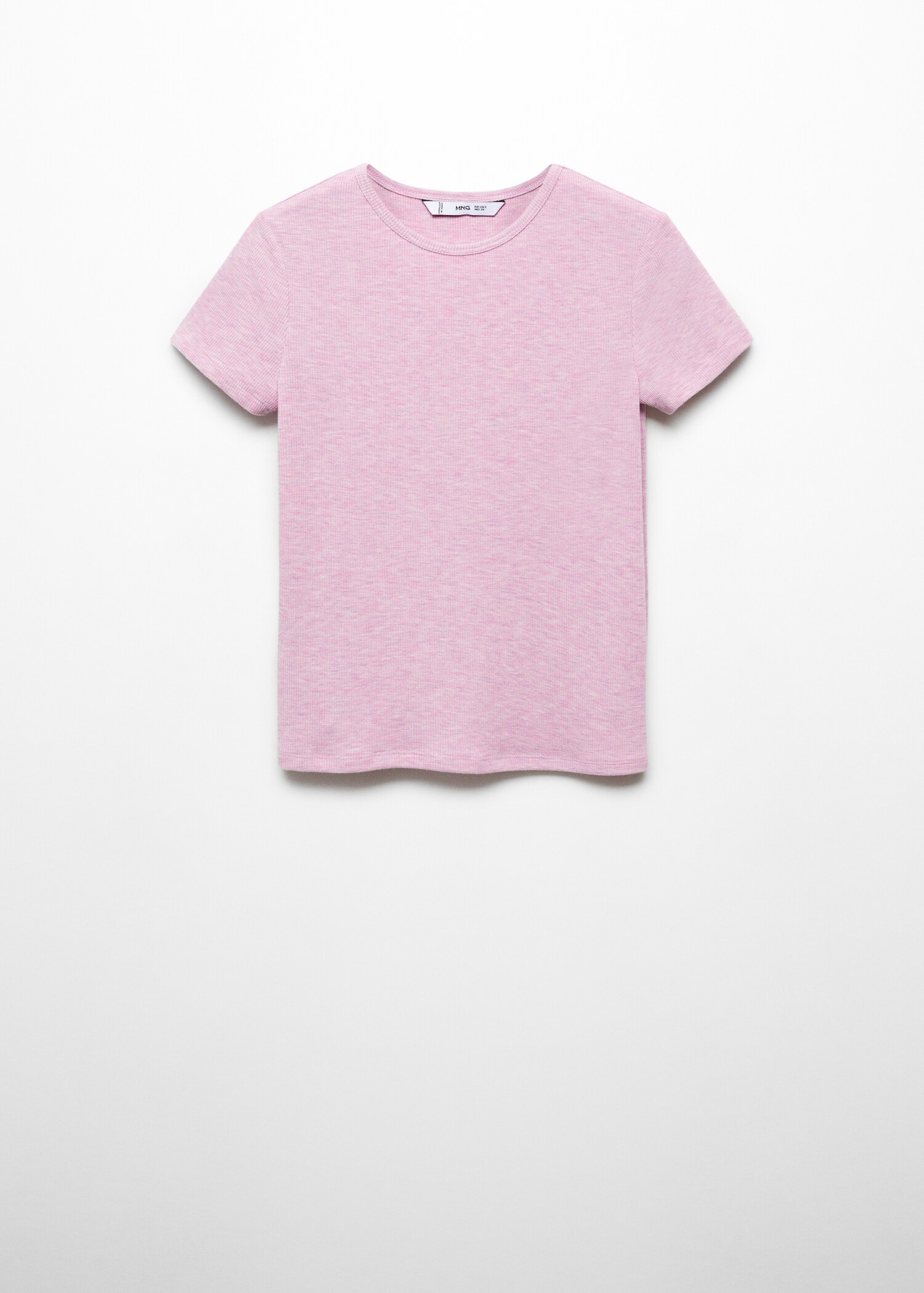 Camiseta manga corta canalé - Artículo sin modelo