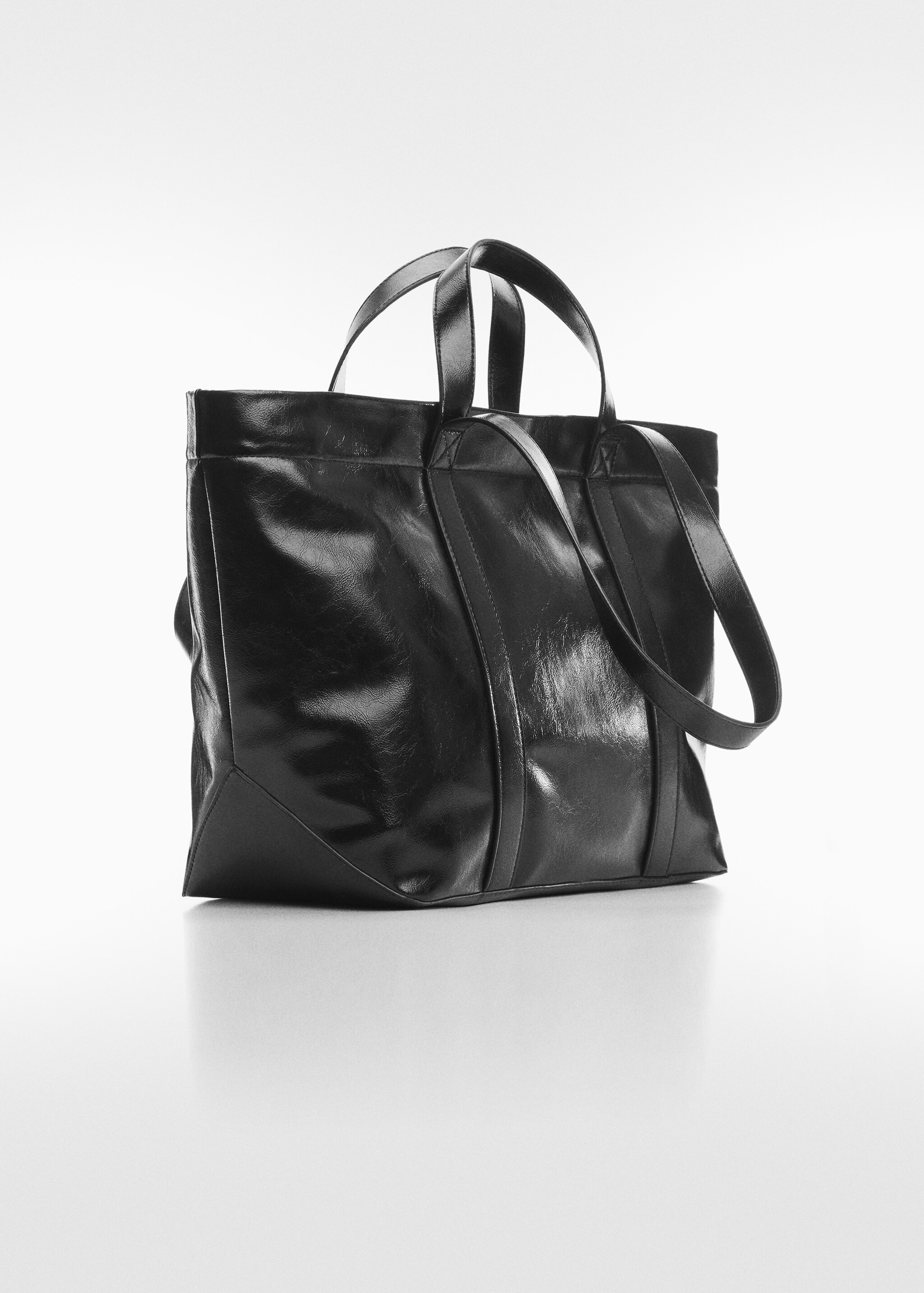 Shopper bag with double handle - Medium plane