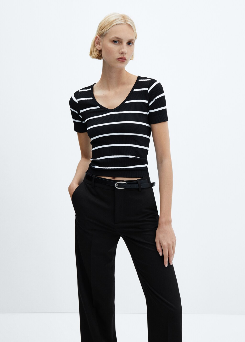 Striped seamless t-shirt