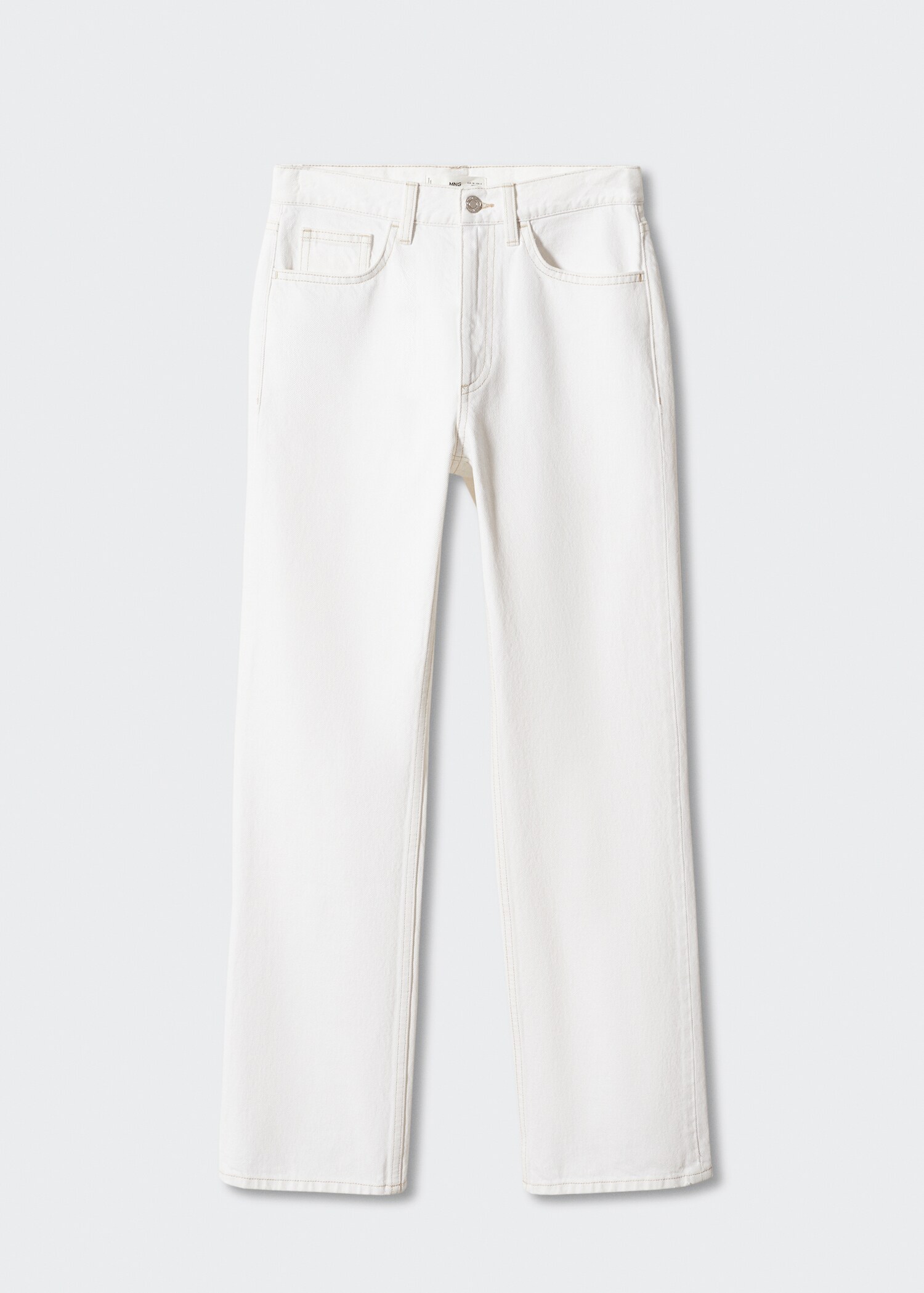 Jeans rectos tiro medio - Artículo sin modelo