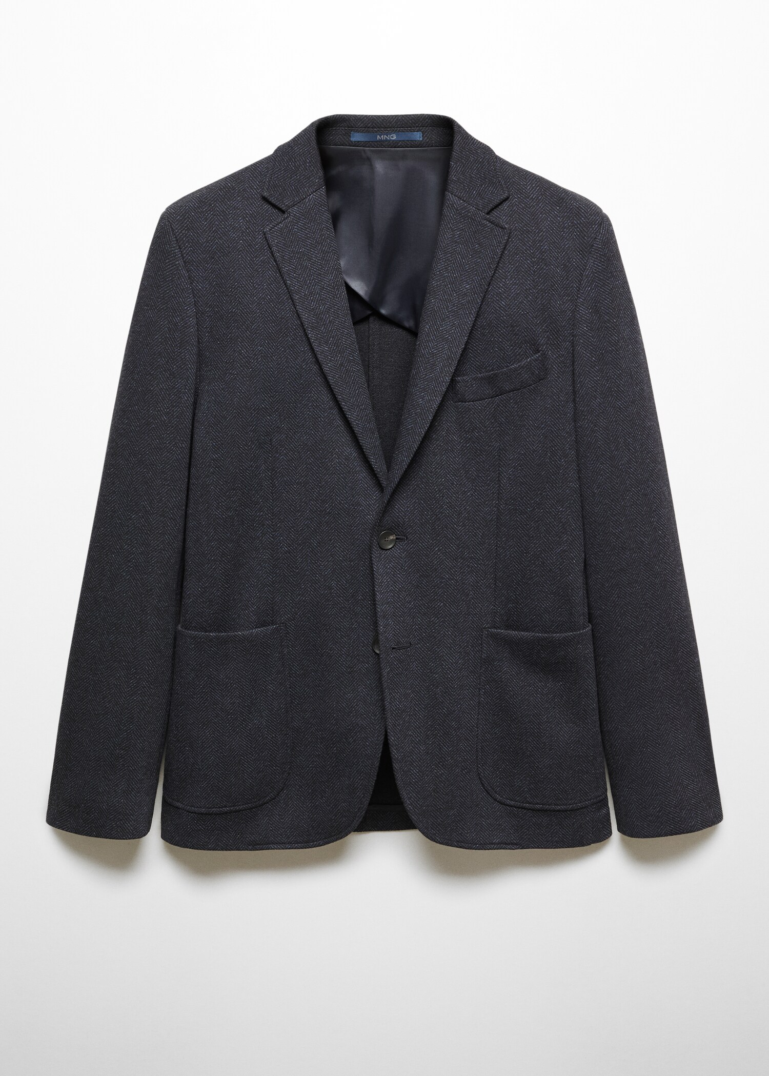 Herringbone slim-fit blazer - Article without model
