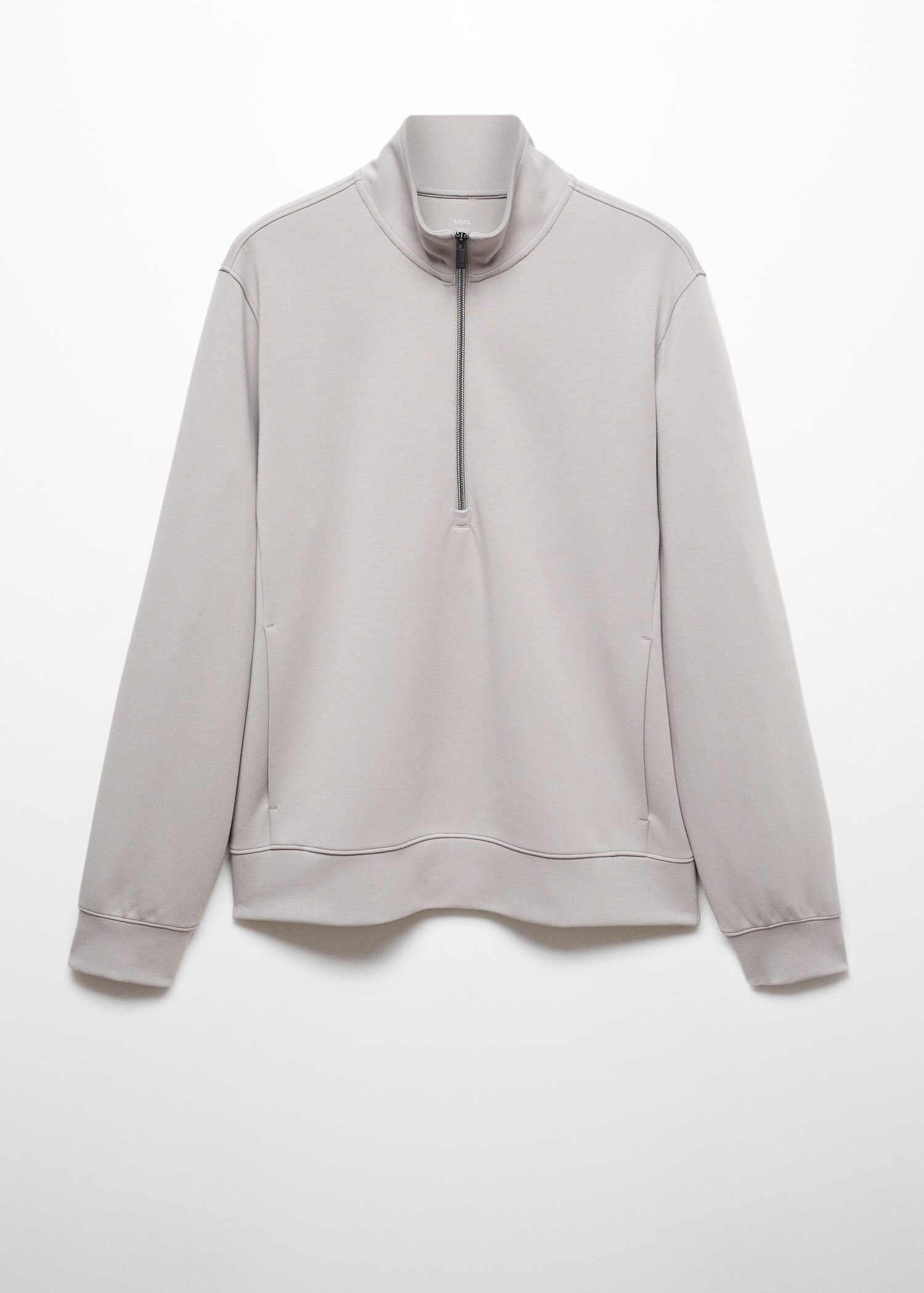 Sweat-shirt respirant col zippé - Article sans modèle