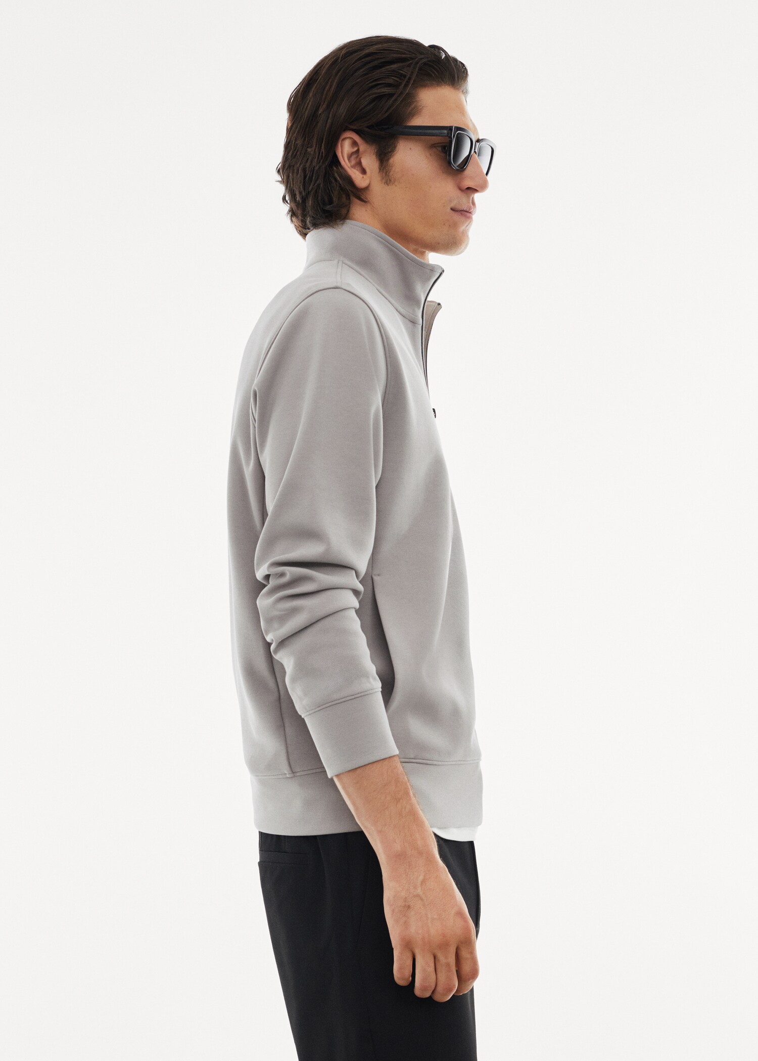 Sweat-shirt respirant col zippé - Détail de l'article 2