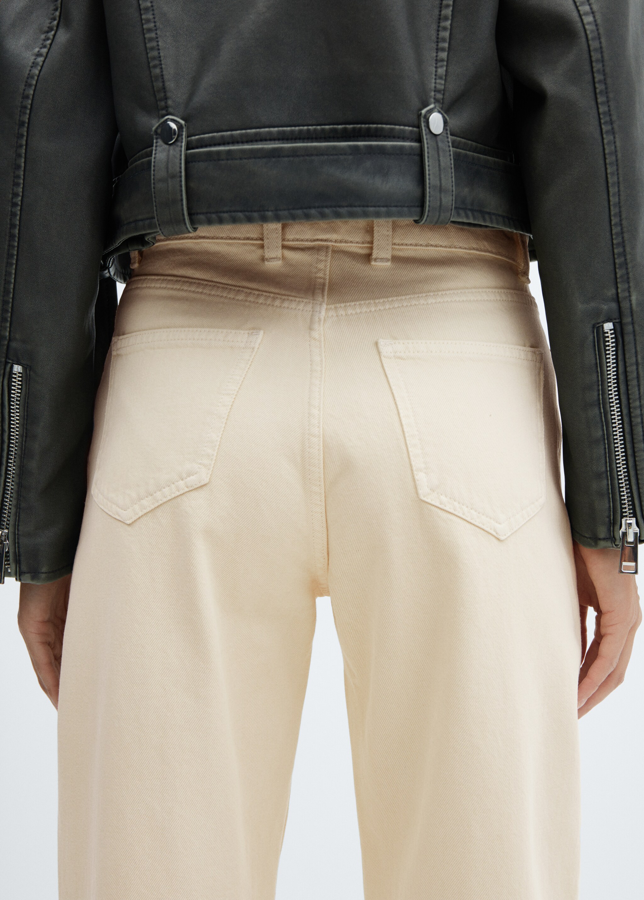Yüksek bel slouchy jean pantolon  - Ürün detayı 6