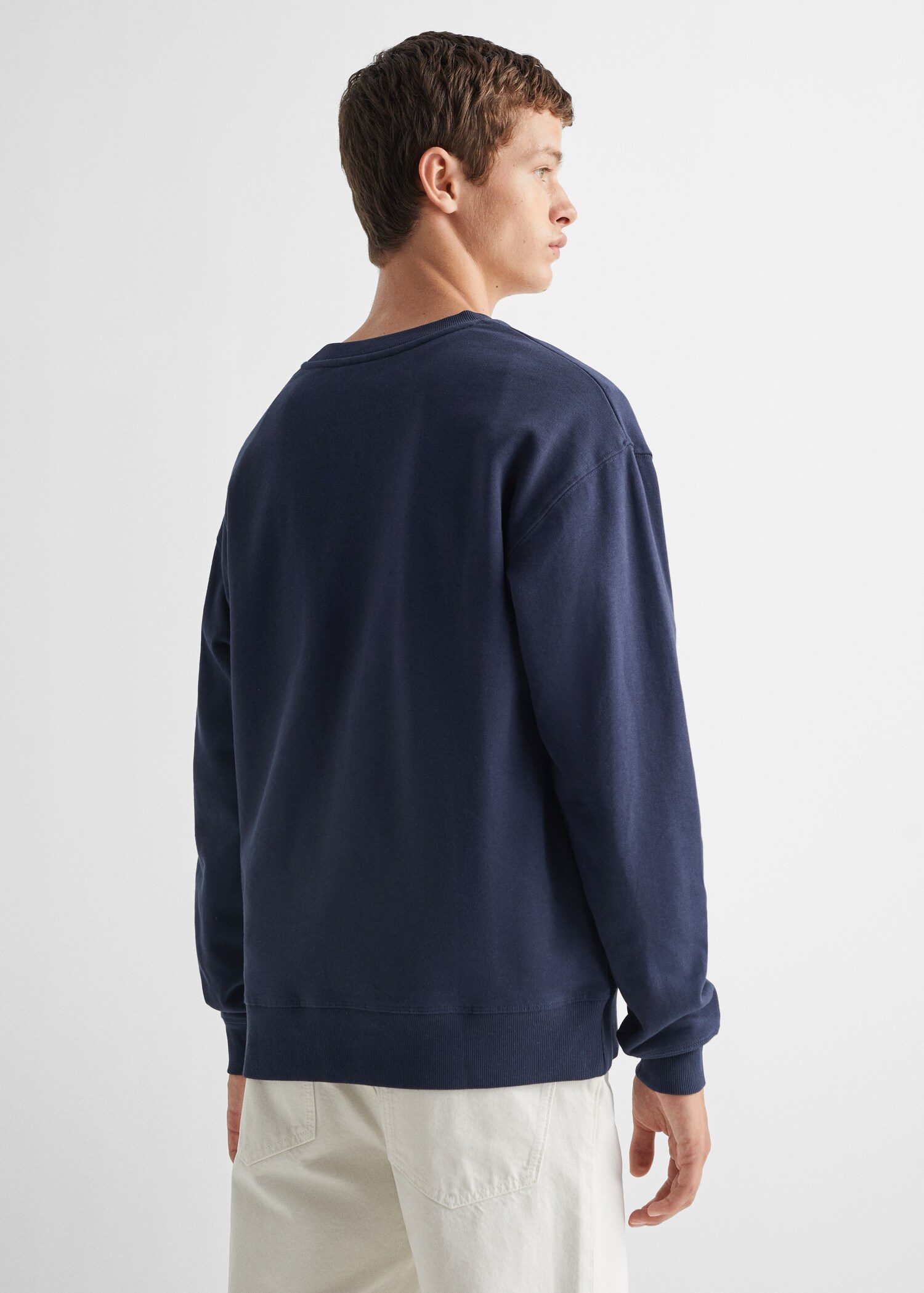 Sudadera algodón mensaje - Reverso del artículo