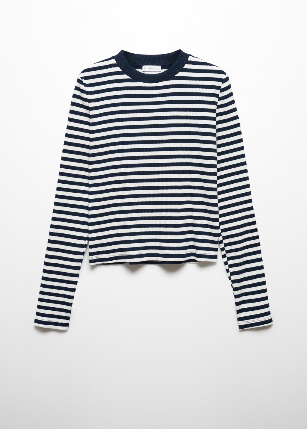 Long sleeve striped shirt under t shirt discount