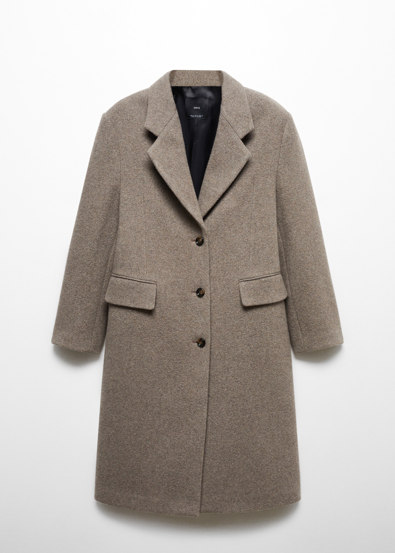 Oversize wool coat - Article without model