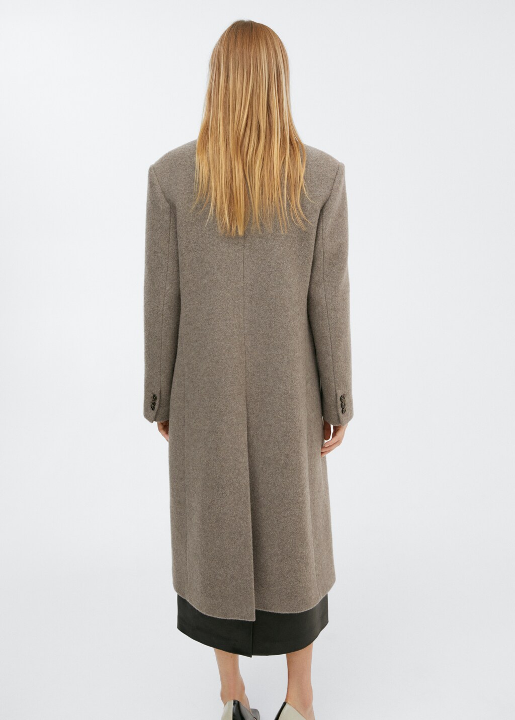 Oversize wool coat - Women | MANGO China