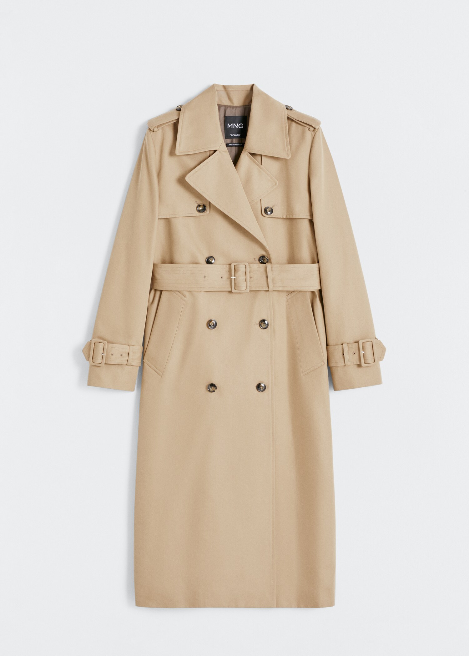 Water-repellent premium trench coat - Article without model