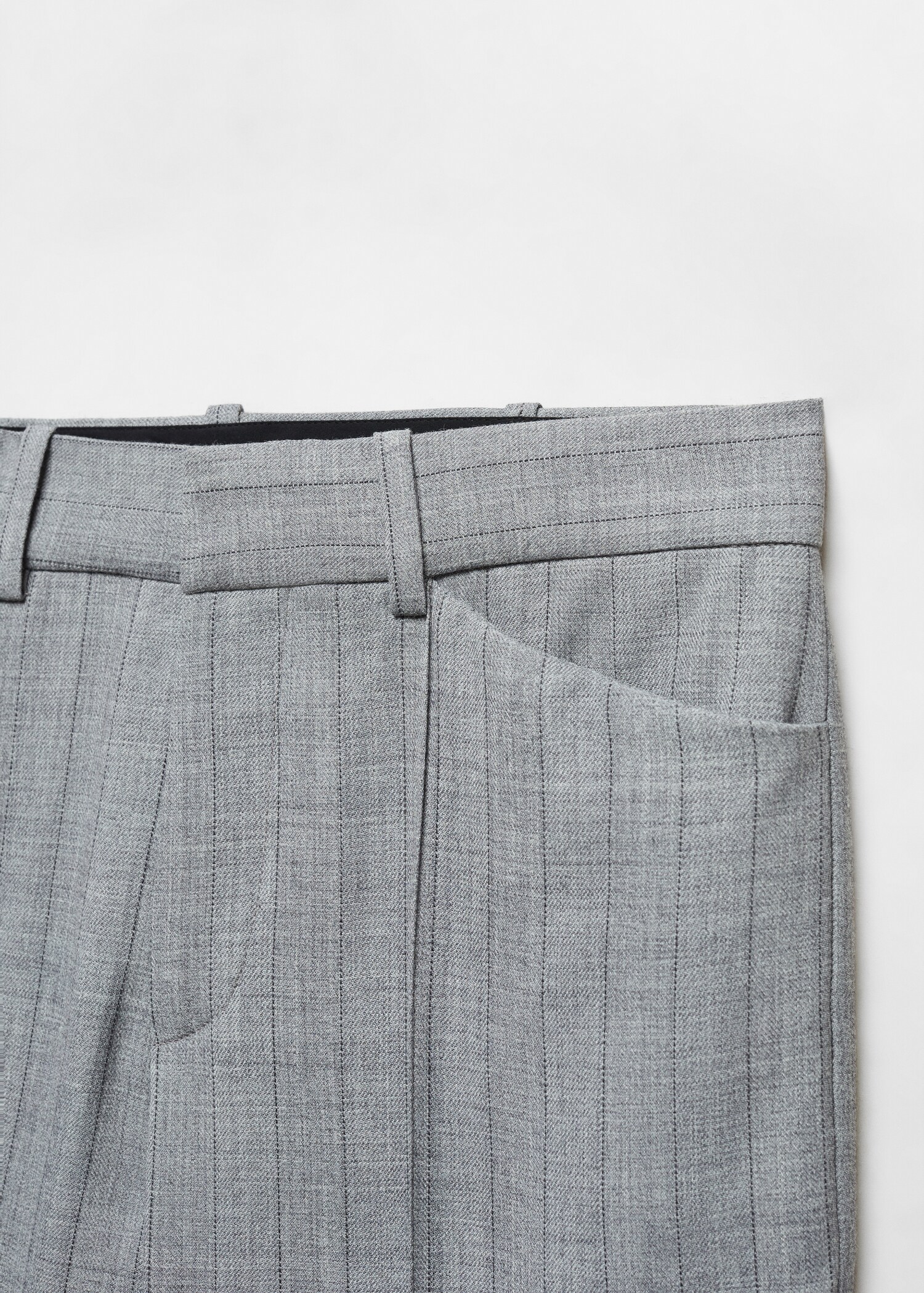 Pinstripe suit pants - Details of the article 8