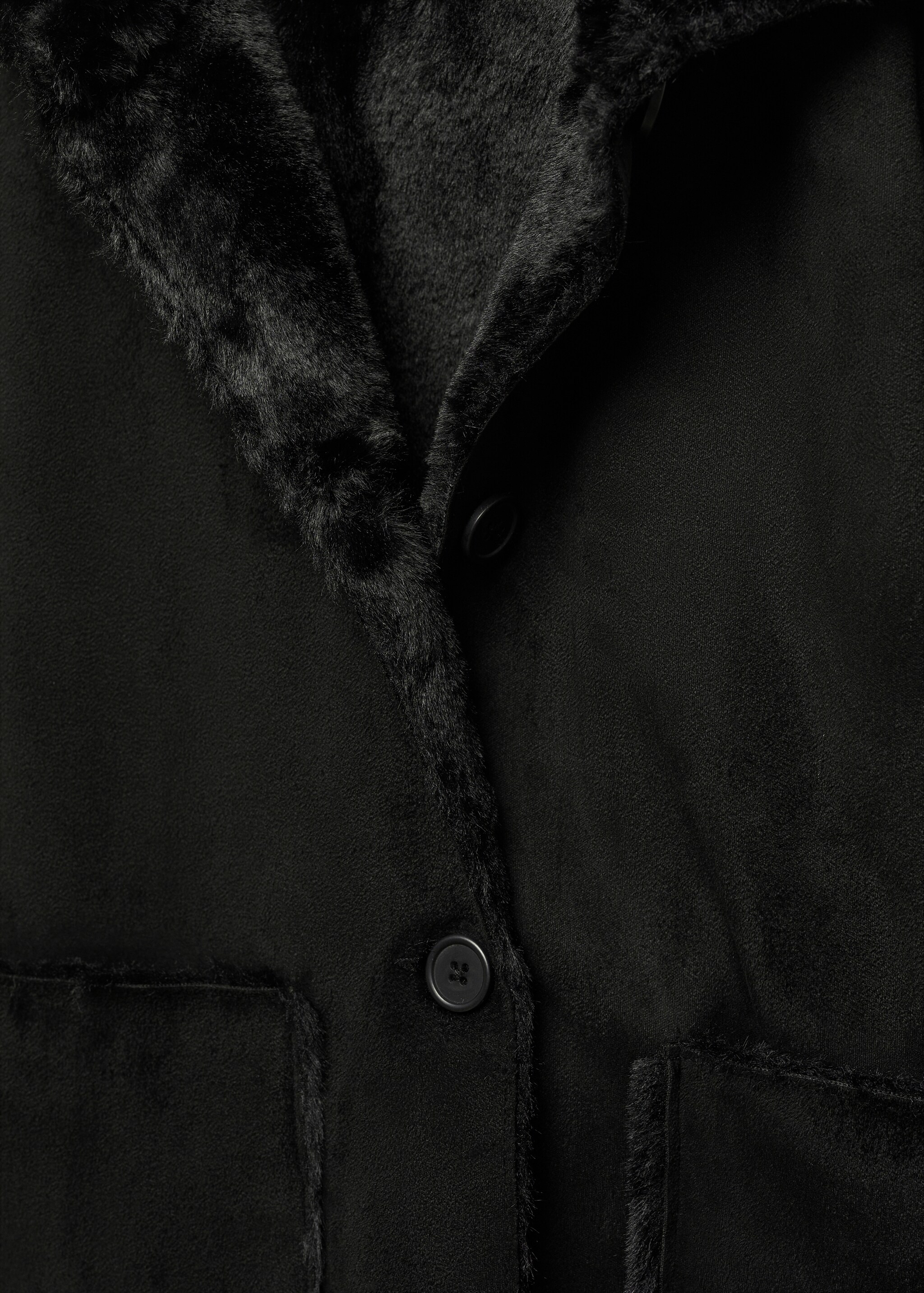 Faux shearling-lined coat - Details of the article 8