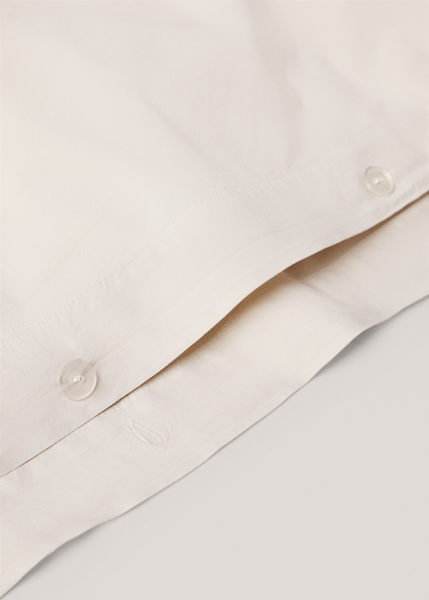 Washed cotton duvet cover for superking bed - Details of the article 1