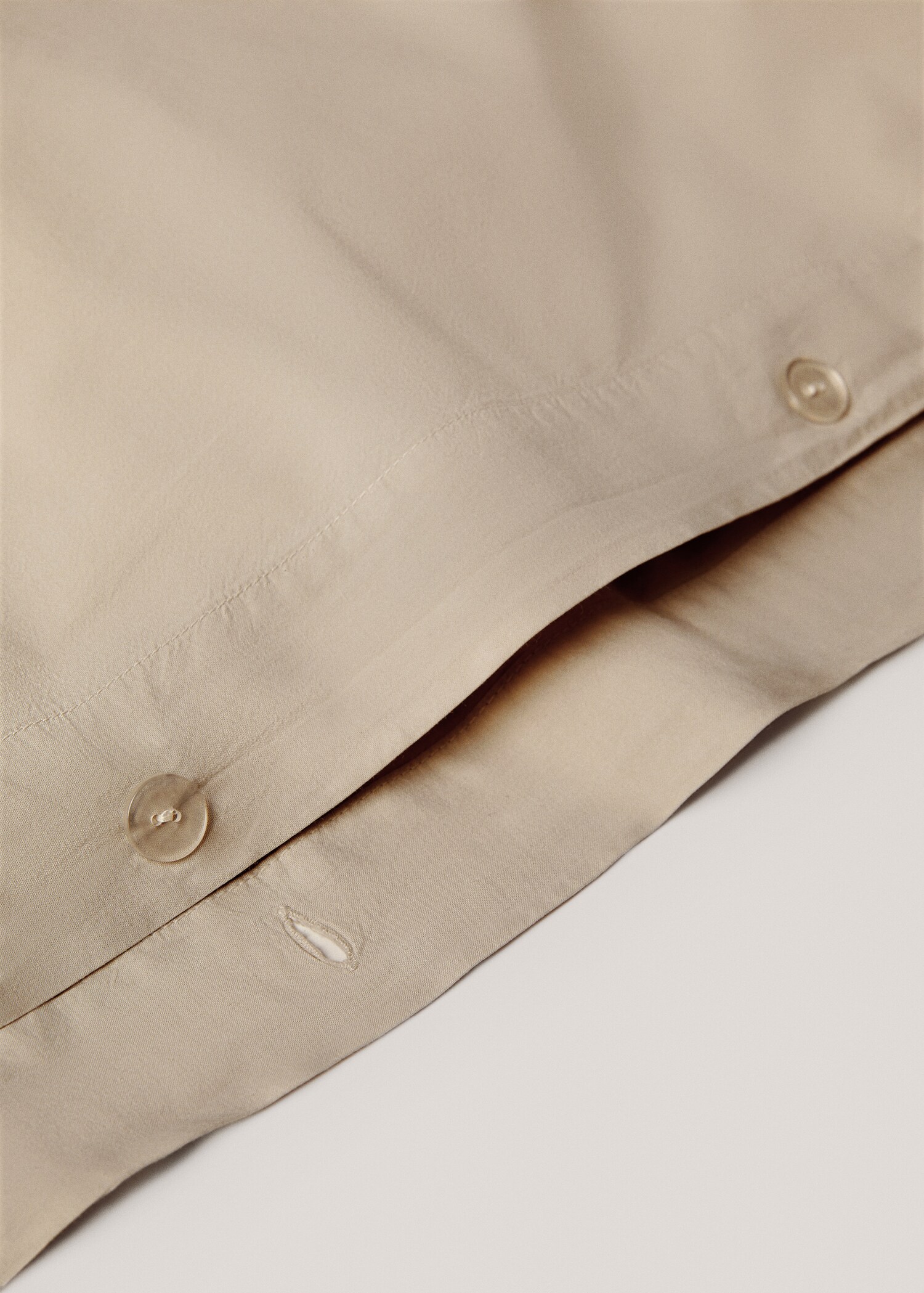 Washed cotton duvet cover for superking bed - Details of the article 1