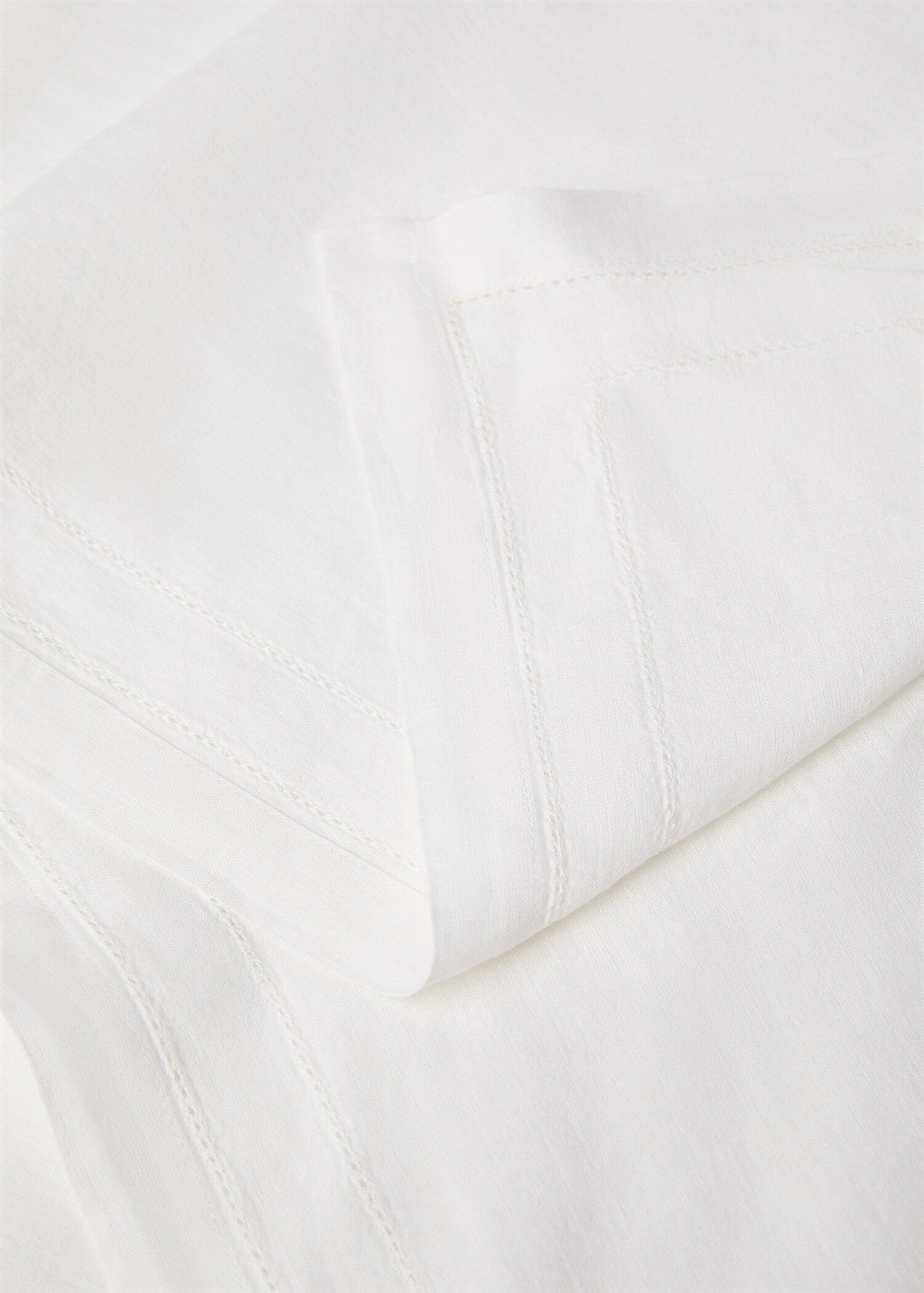 Obrus z 100% lnu ze szwami 170 x 250 cm  - Szczegóły artykułu 1