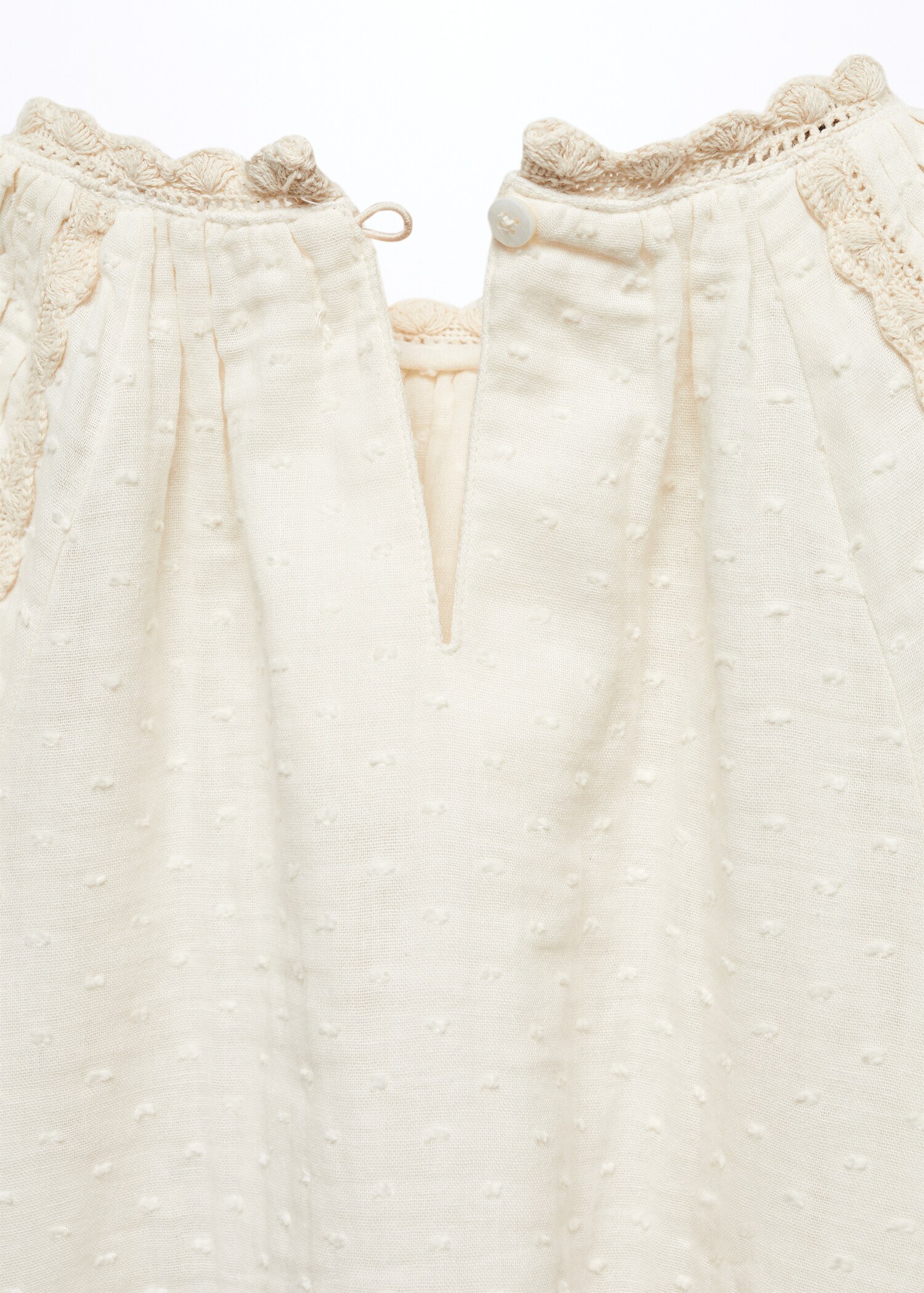 Blouse plumetis brodée - Détail de l'article 8