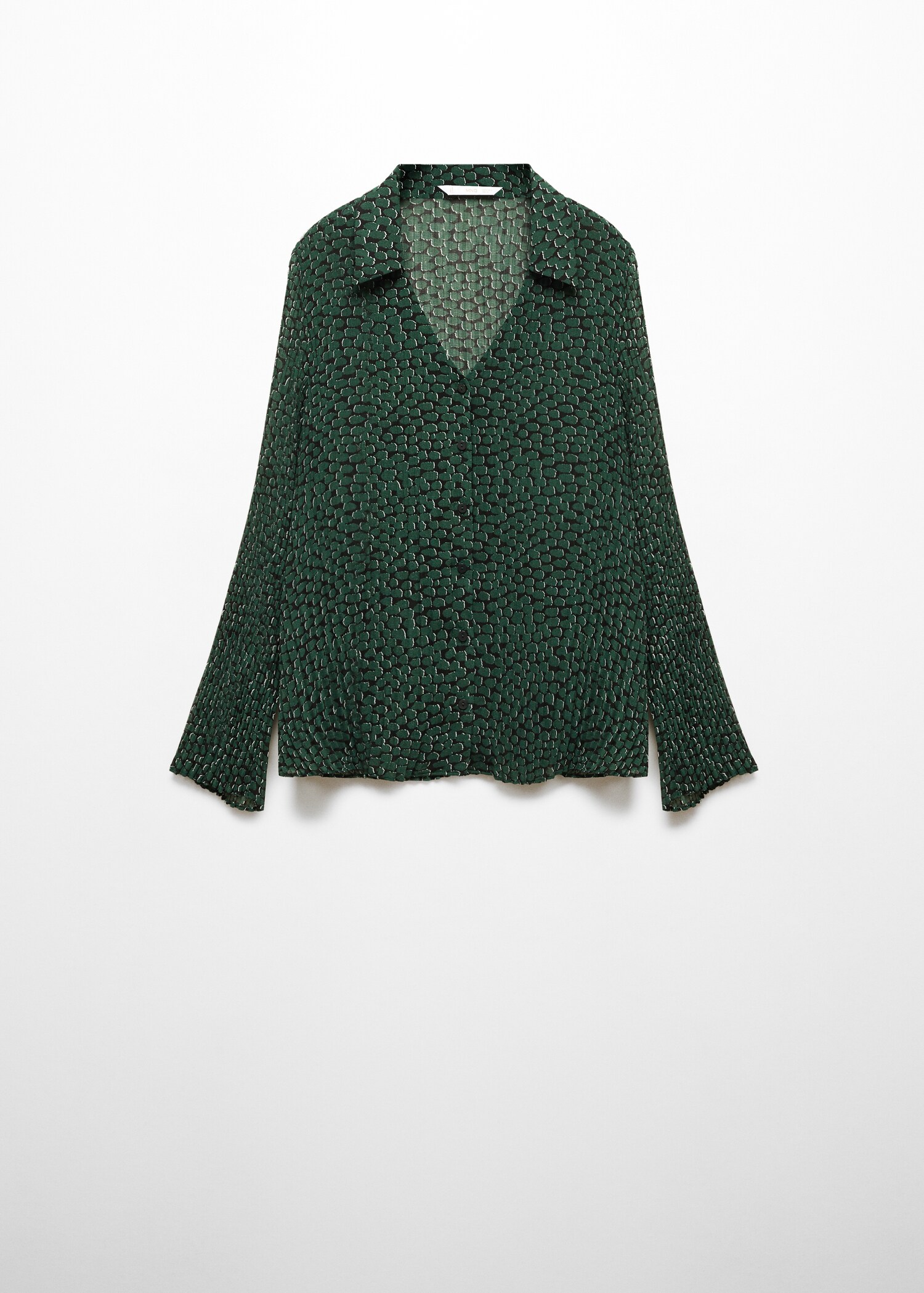 Printed flowy shirt - Article without model