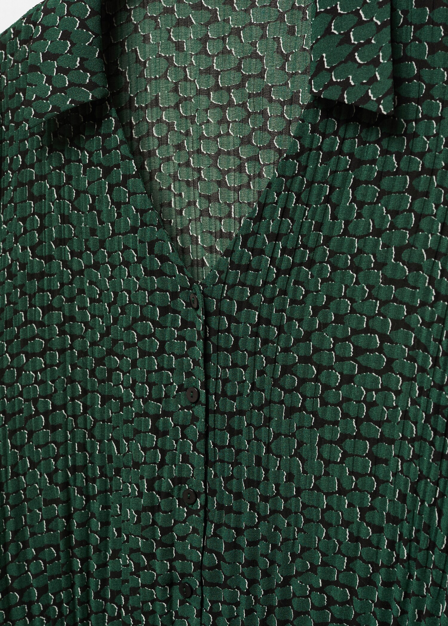 Printed flowy shirt - Details of the article 8