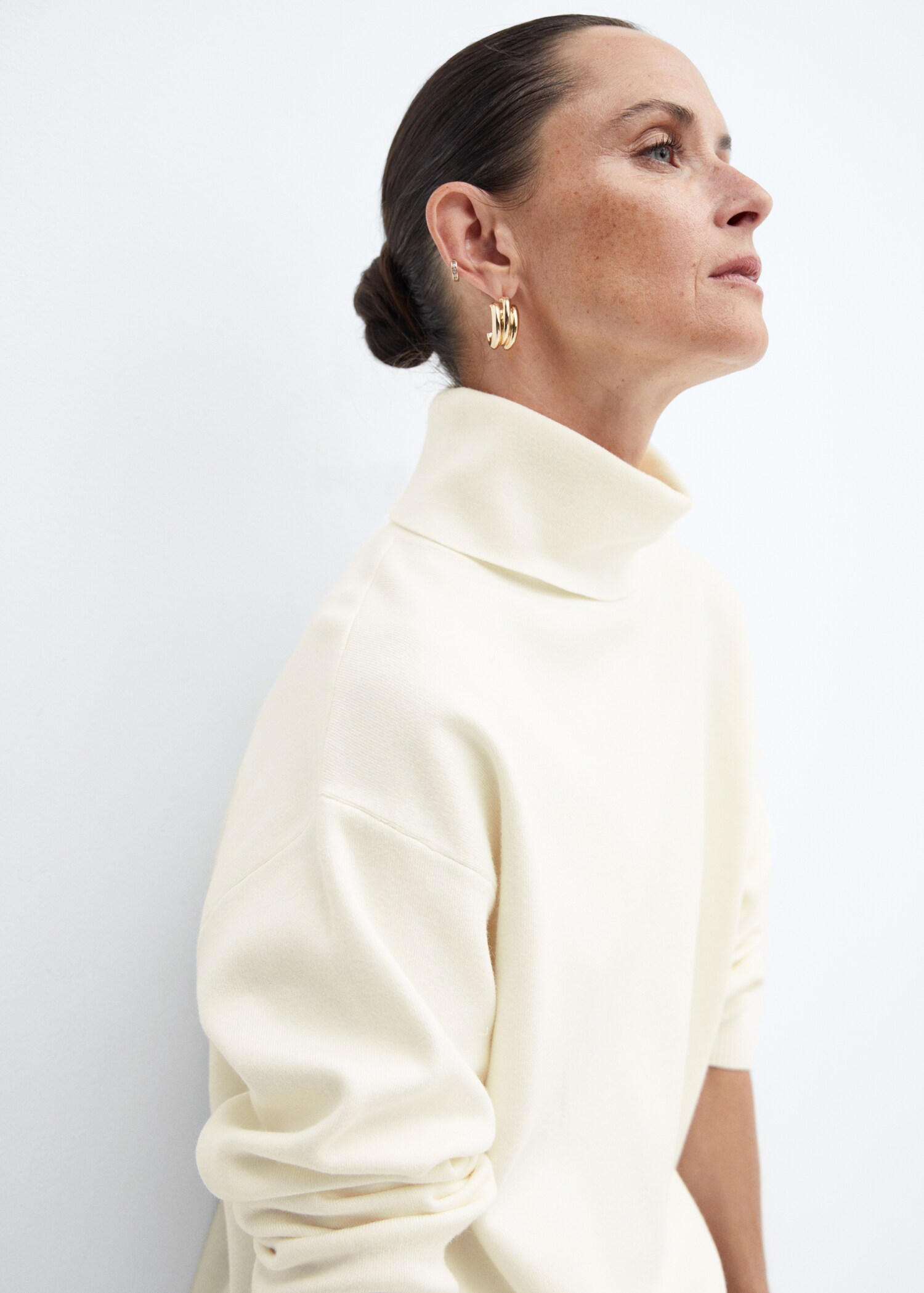 Jersey oversize cuello vuelto - Detalle del artículo 1
