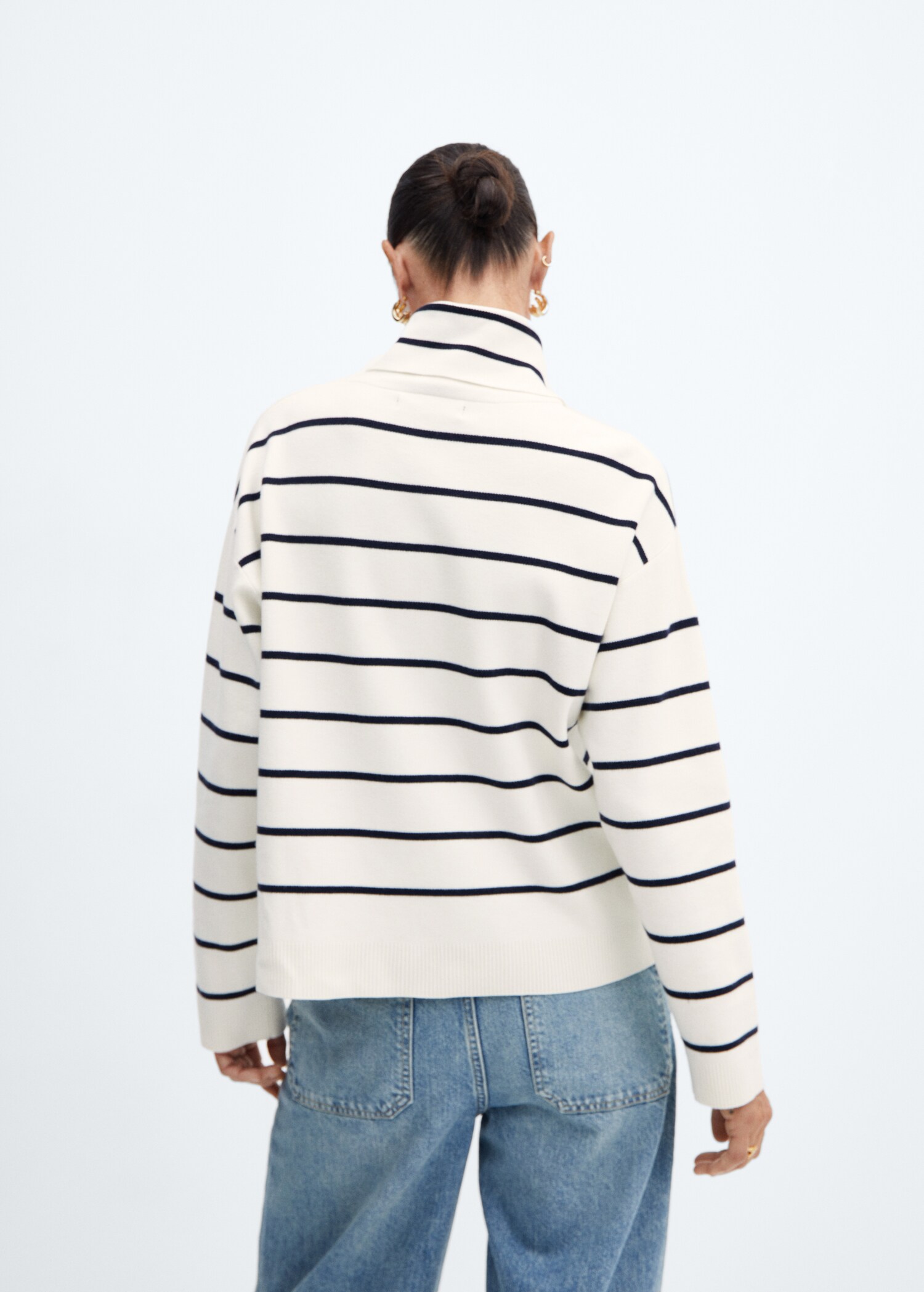 Jersey oversize cuello vuelto - Reverso del artículo