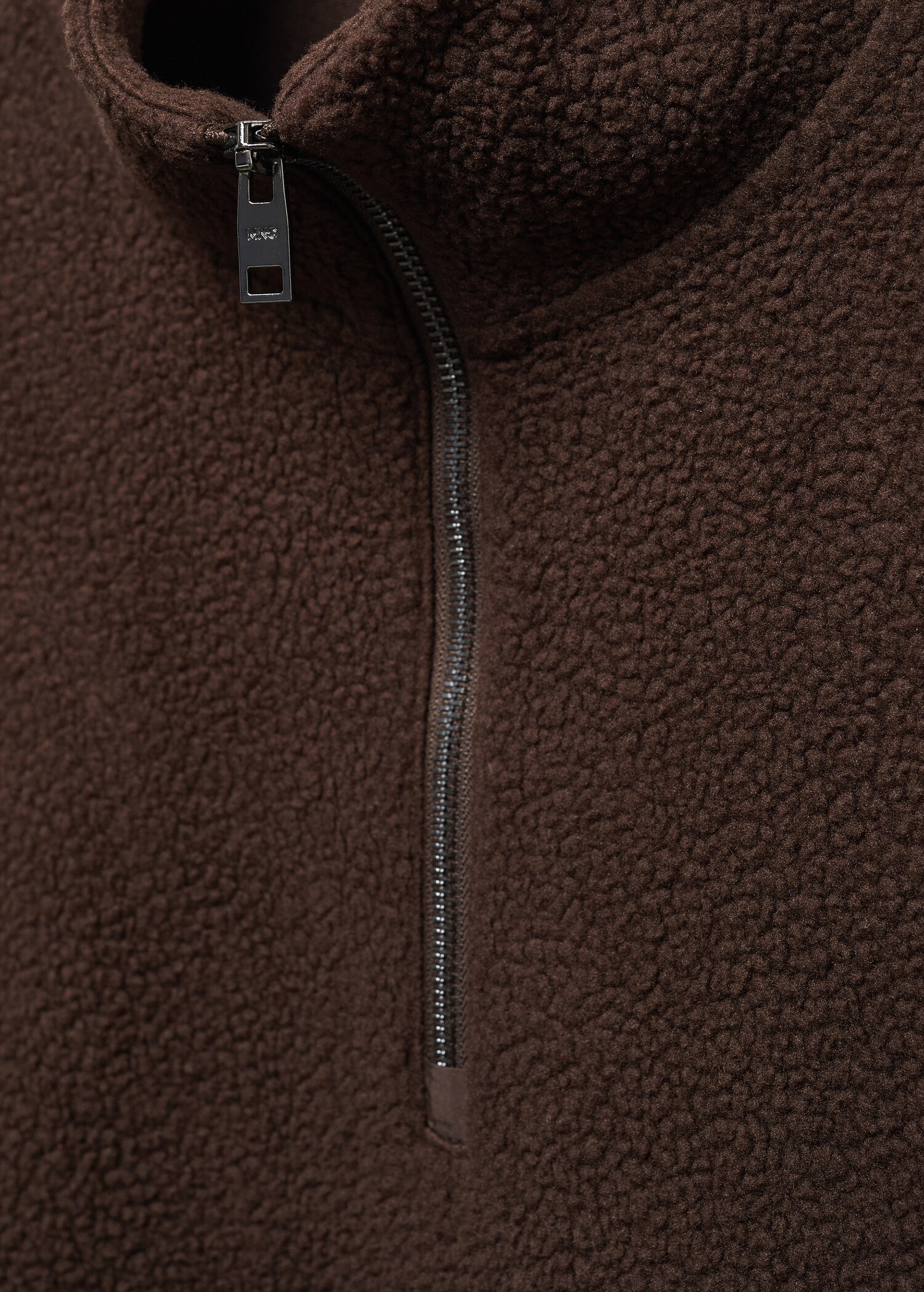 Zip-neck fleece sweatshirt - Details of the article 8