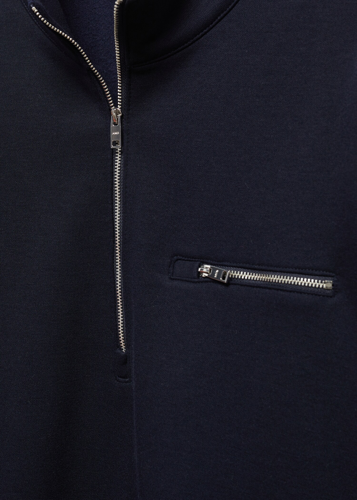 Sudadera algodón cuello cremallera - Detalle del artículo 8